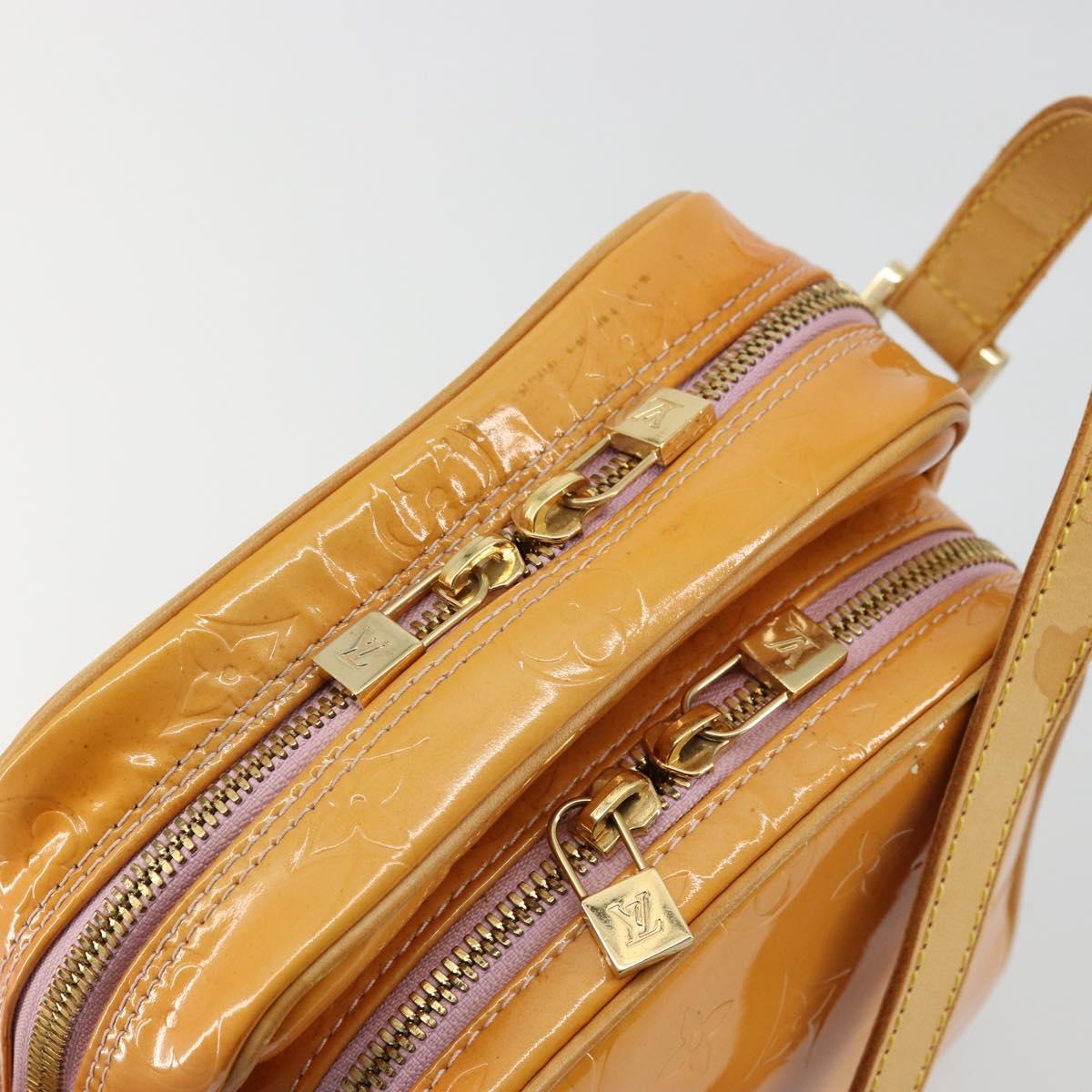 LOUIS VUITTON Monogram Vernis Wooster Bag Marshmallow Pink M91037 Auth BA12807