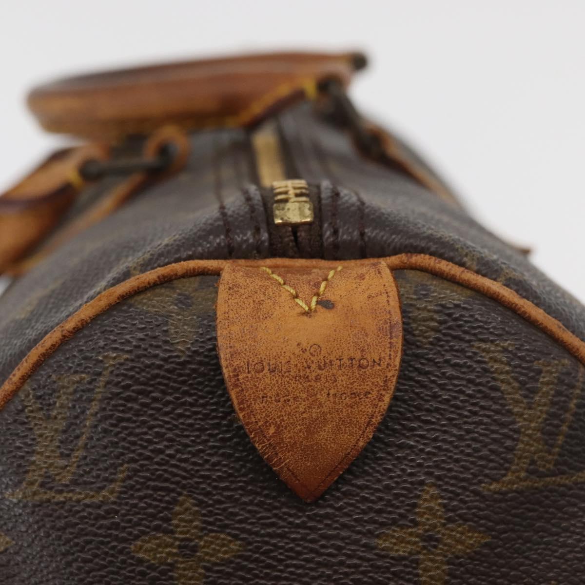 LOUIS VUITTON Monogram Speedy 40 Hand Bag M41522 LV Auth BA12812