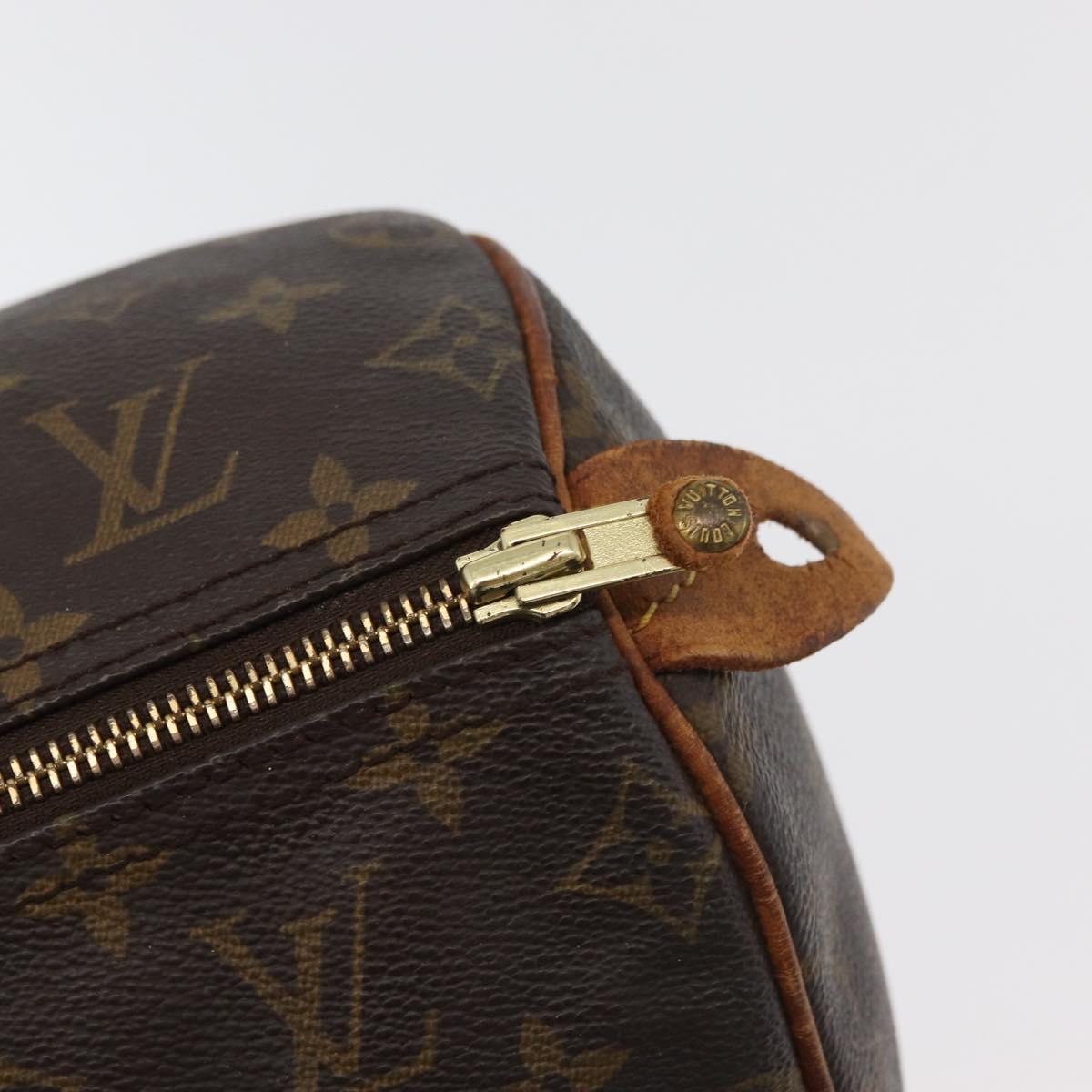 LOUIS VUITTON Monogram Speedy 40 Hand Bag M41522 LV Auth BA12812