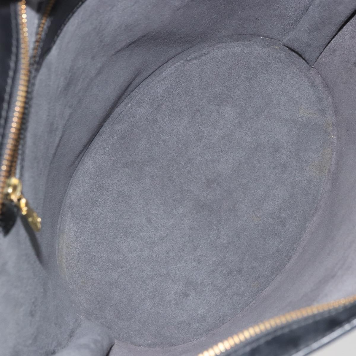 LOUIS VUITTON Epi Saint Jacques Shopping Shoulder Bag Black M52272 Auth BA12821