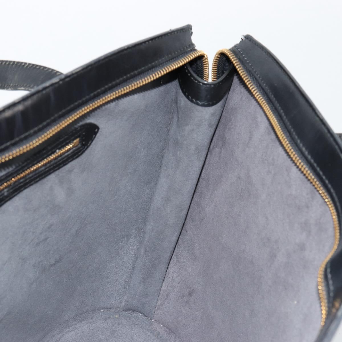 LOUIS VUITTON Epi Saint Jacques Shopping Shoulder Bag Black M52272 Auth BA12821