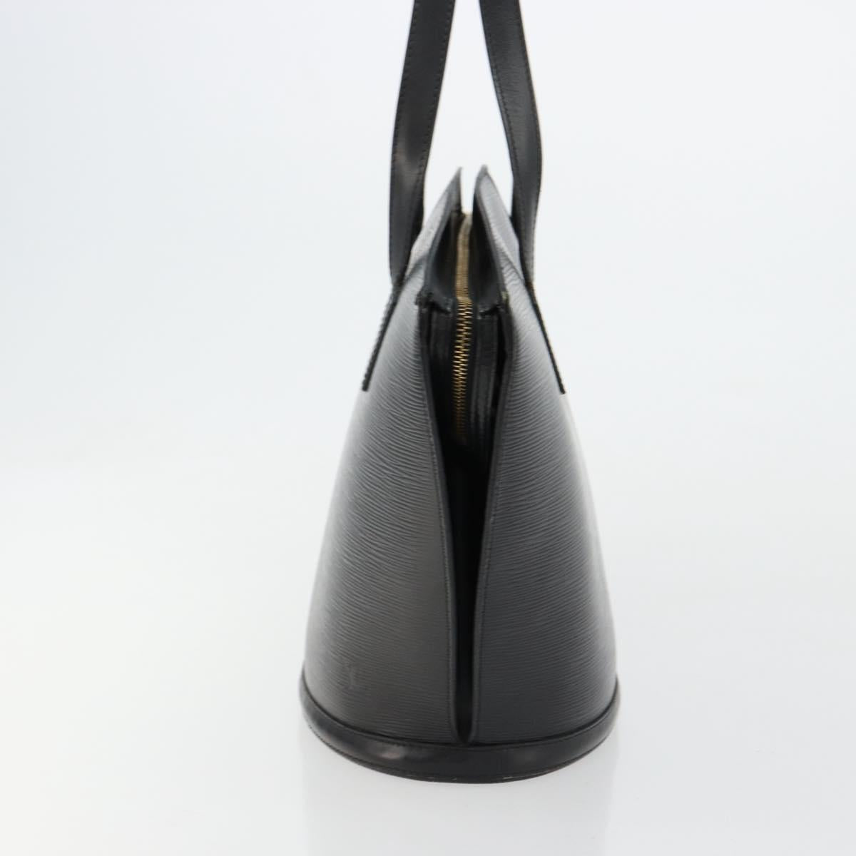 LOUIS VUITTON Epi Saint Jacques Shopping Shoulder Bag Black M52272 Auth BA12821