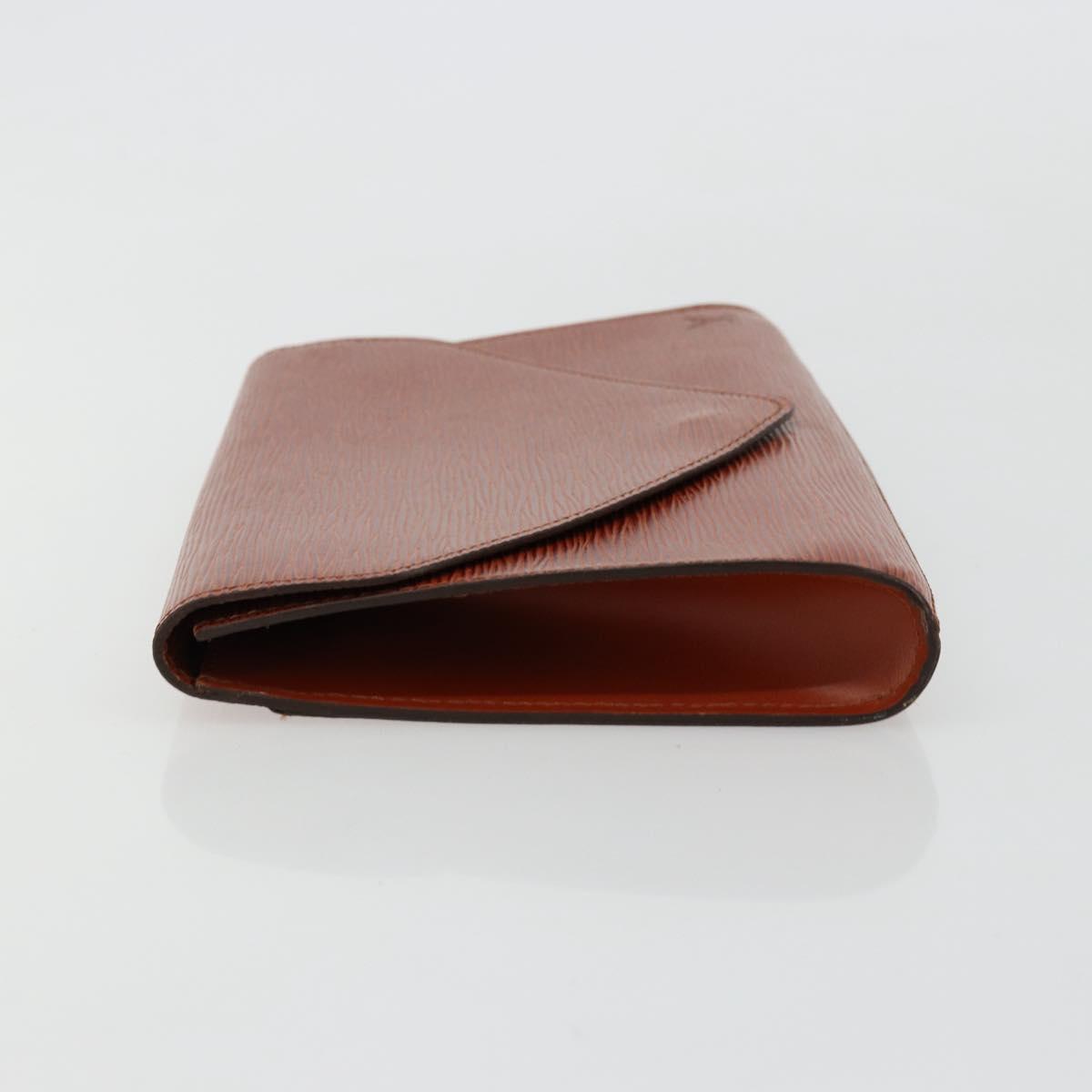 LOUIS VUITTON Epi Art Deco Clutch Bag Brown M52633 LV Auth BA12822
