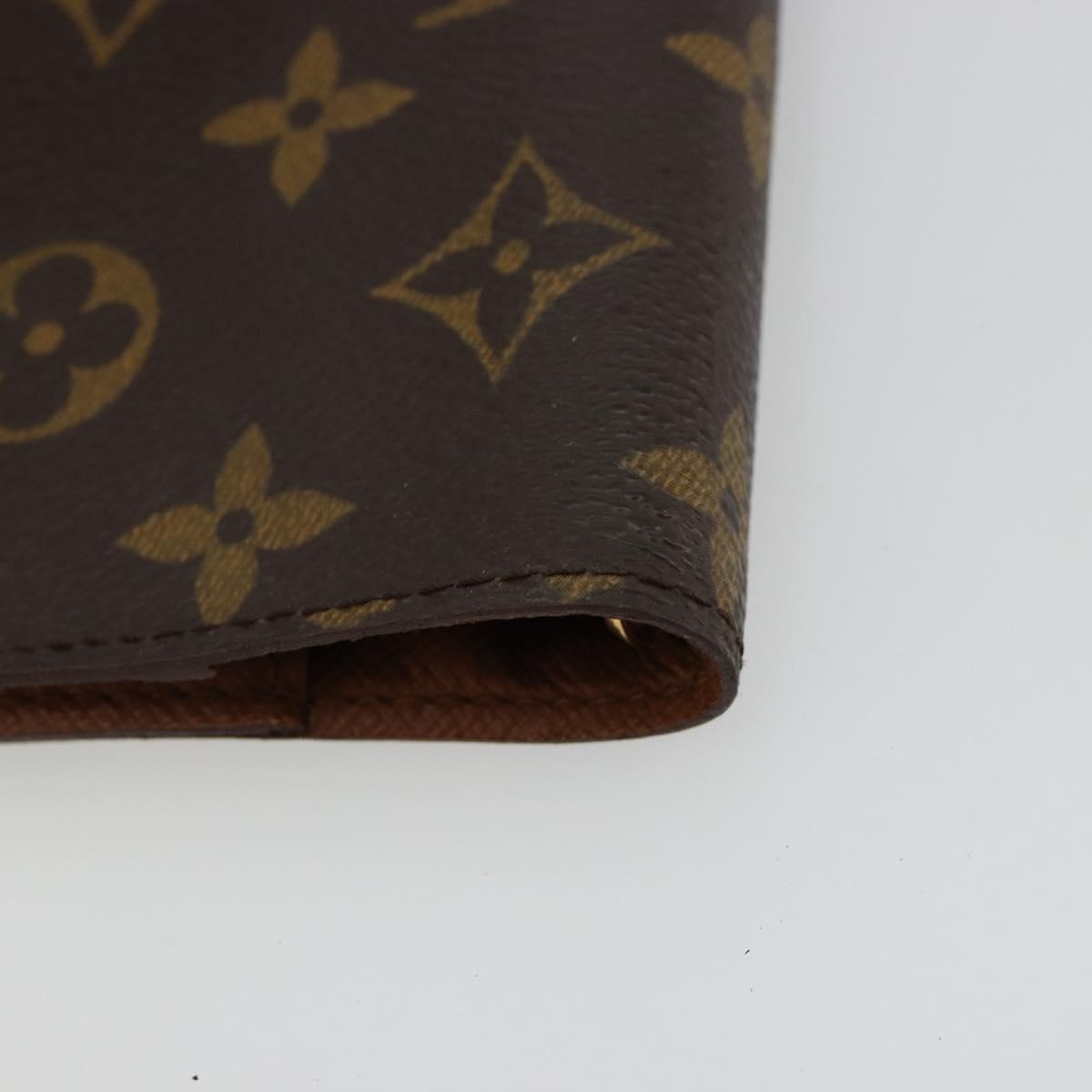 LOUIS VUITTON Monogram Agenda PM Day Planner Cover R20005 LV Auth BA12824