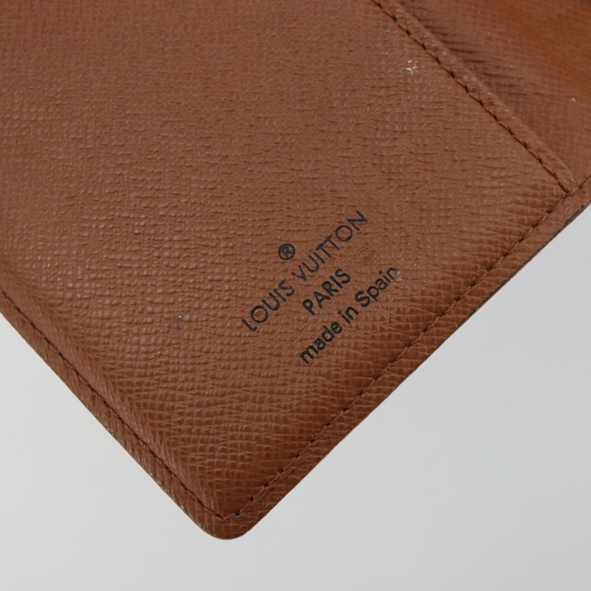 LOUIS VUITTON Monogram Agenda PM Day Planner Cover R20005 LV Auth BA12824