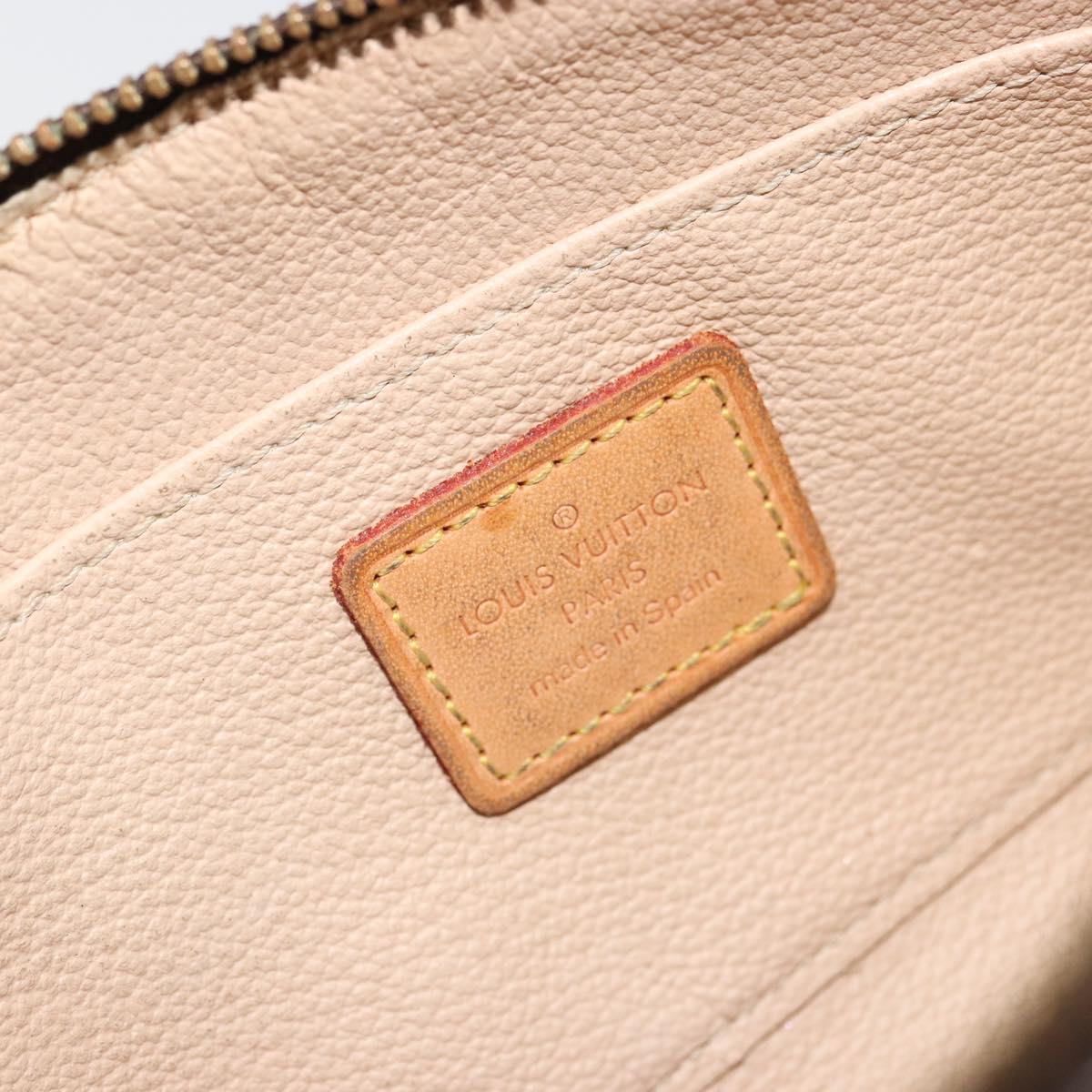 LOUIS VUITTON Monogram Pochette Cosmetic PM Pouch M43998 LV Auth BA12825