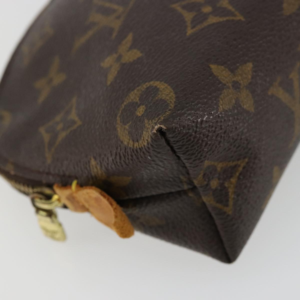 LOUIS VUITTON Monogram Pochette Cosmetic PM Pouch M43998 LV Auth BA12825