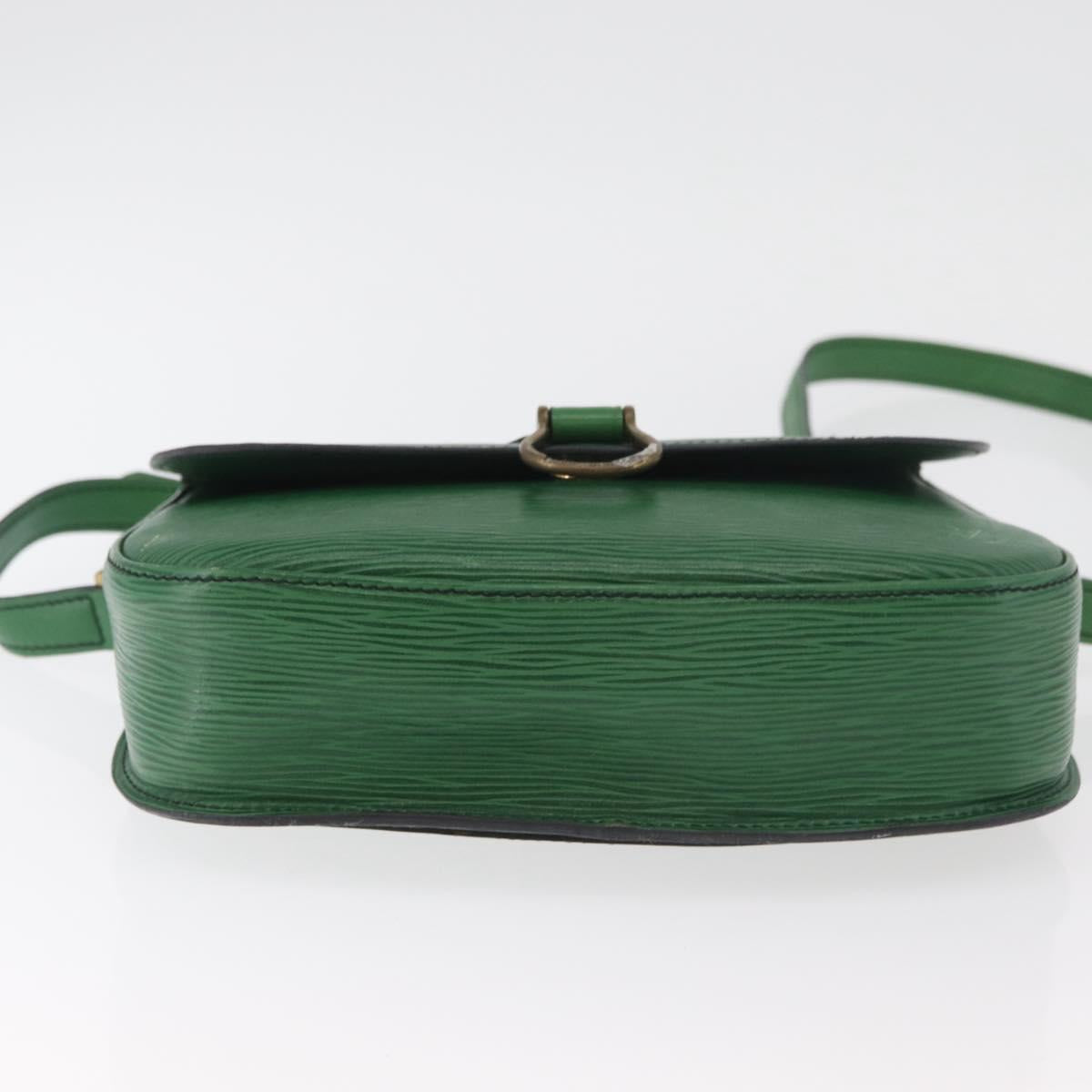 LOUIS VUITTON Epi Saint Cloud GM Shoulder Bag Green M52194 LV Auth BA12833