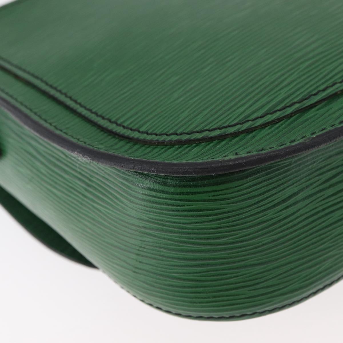 LOUIS VUITTON Epi Saint Cloud GM Shoulder Bag Green M52194 LV Auth BA12833