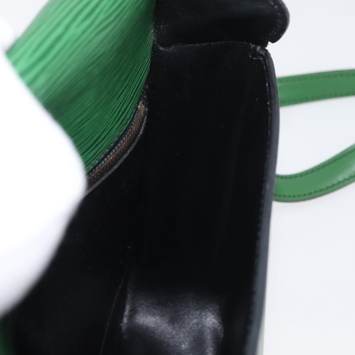LOUIS VUITTON Epi Saint Cloud GM Shoulder Bag Green M52194 LV Auth BA12833