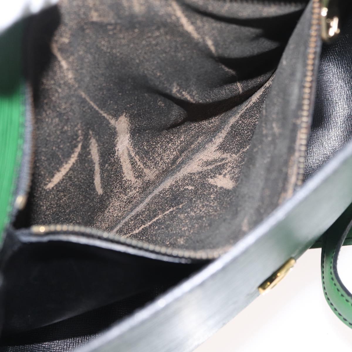 LOUIS VUITTON Epi Saint Cloud GM Shoulder Bag Green M52194 LV Auth BA12833