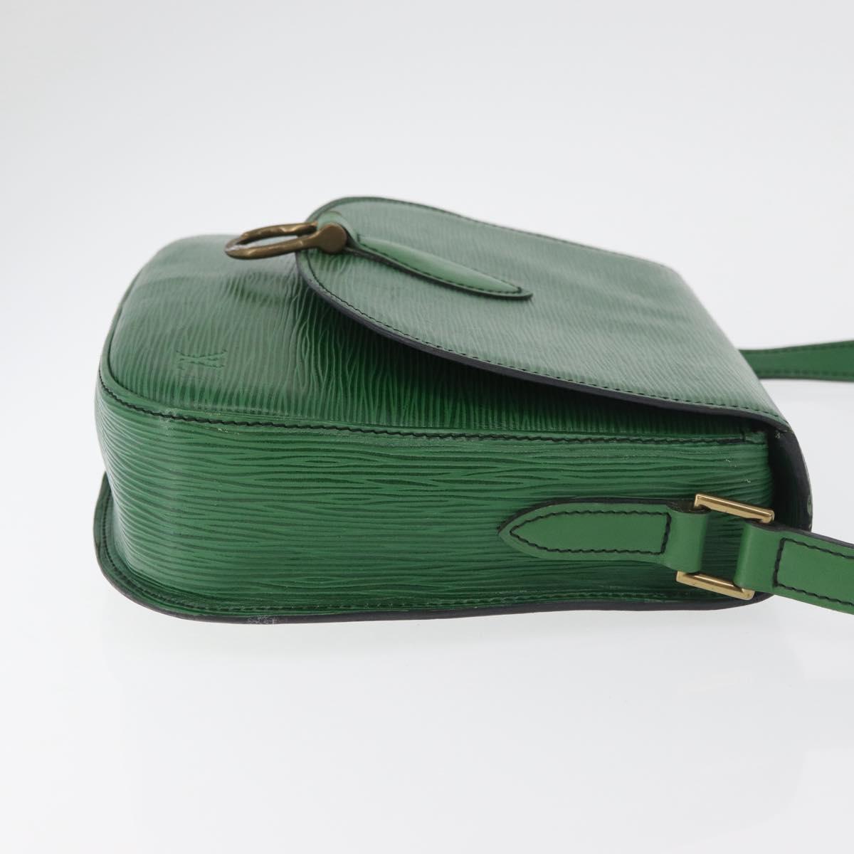 LOUIS VUITTON Epi Saint Cloud GM Shoulder Bag Green M52194 LV Auth BA12833