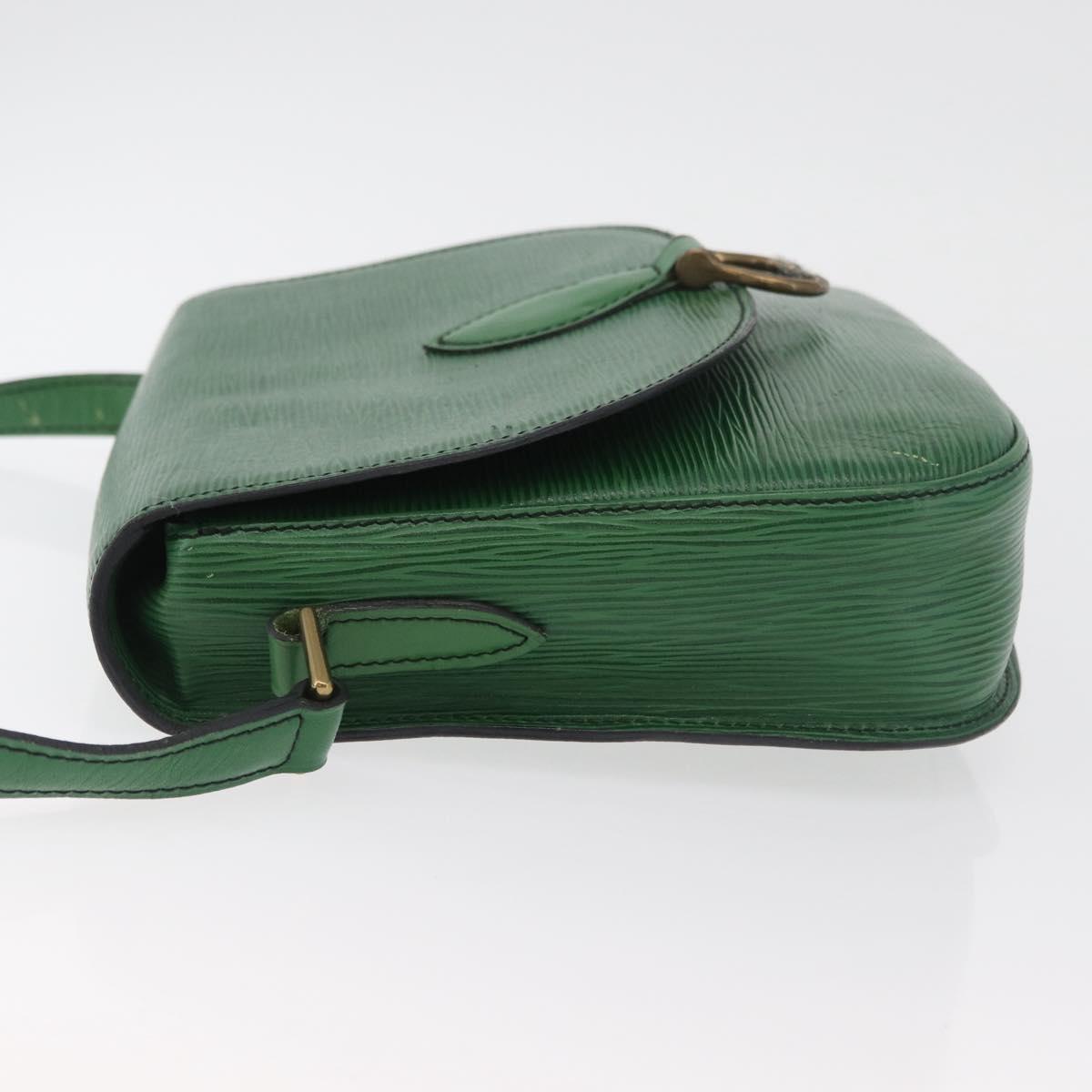 LOUIS VUITTON Epi Saint Cloud GM Shoulder Bag Green M52194 LV Auth BA12833