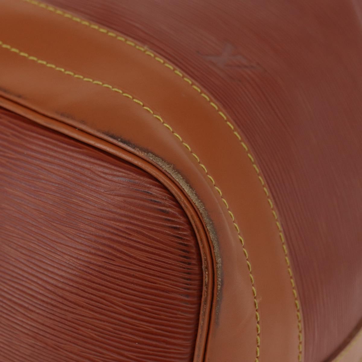 LOUIS VUITTON Epi Noe Shoulder Bag Brown M44028 LV Auth BA12834