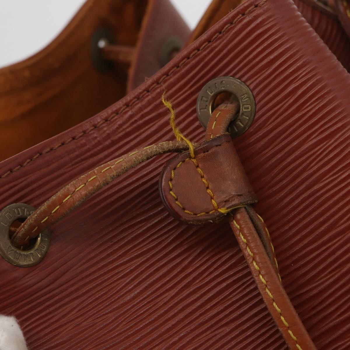 LOUIS VUITTON Epi Noe Shoulder Bag Brown M44028 LV Auth BA12834