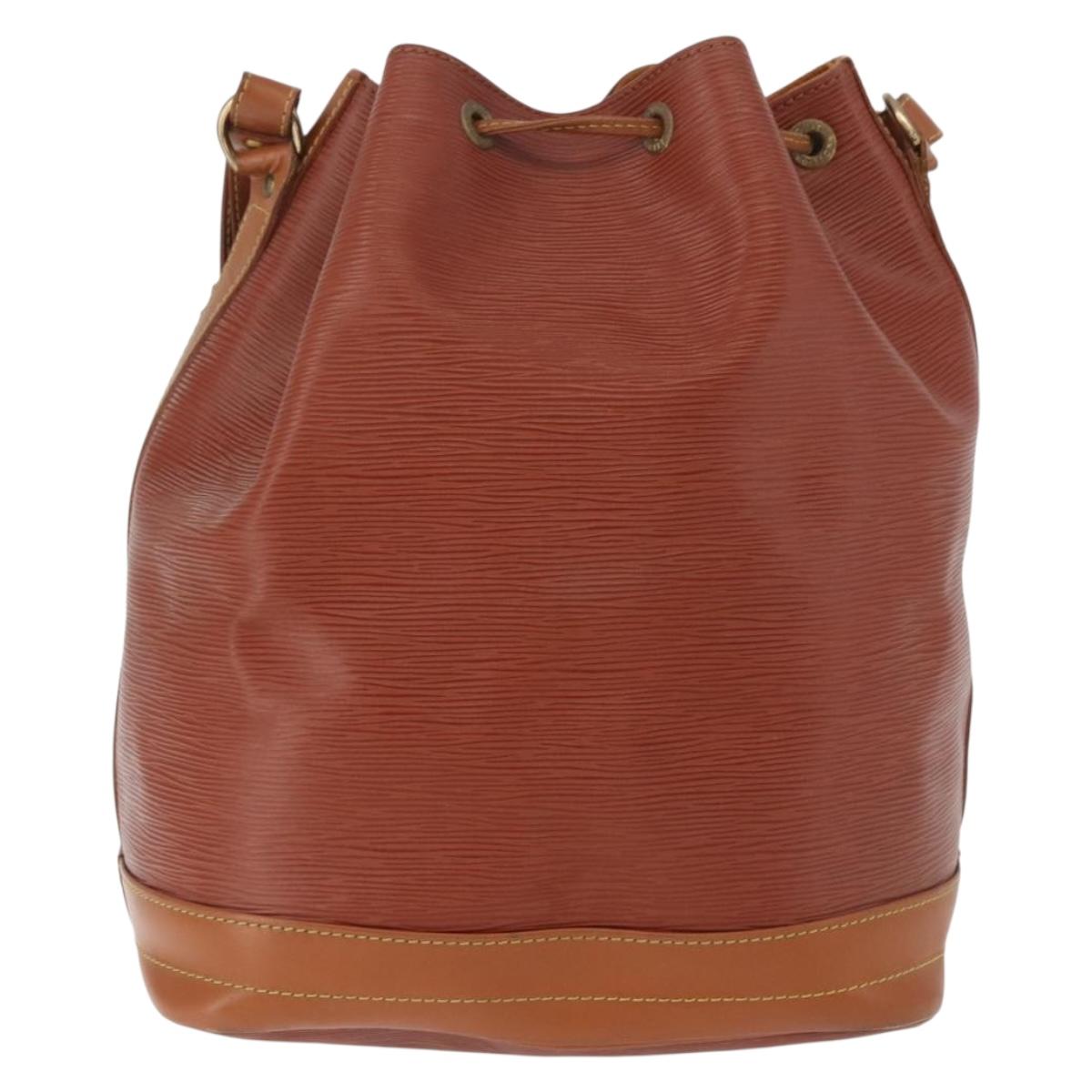 LOUIS VUITTON Epi Noe Shoulder Bag Brown M44028 LV Auth BA12834