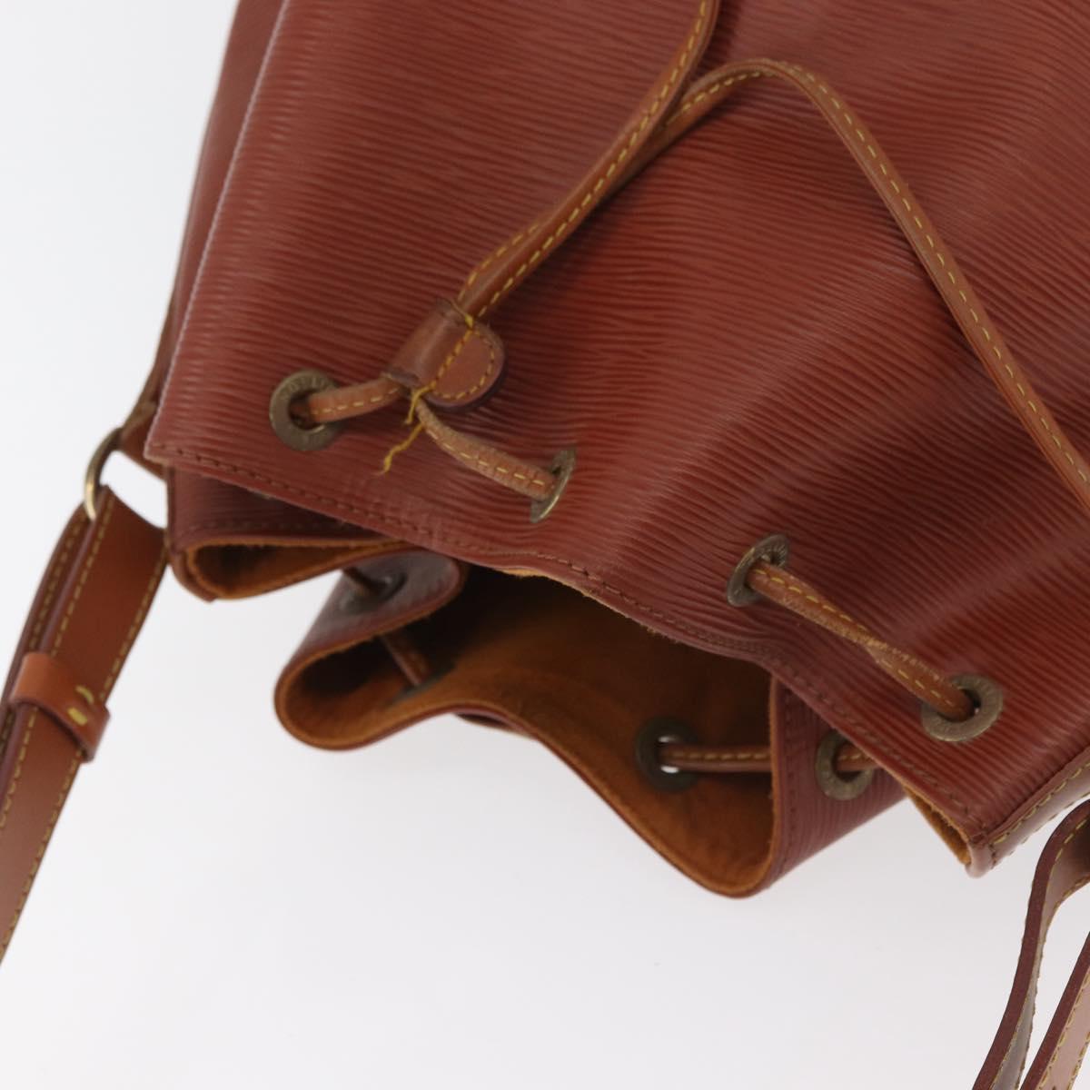 LOUIS VUITTON Epi Noe Shoulder Bag Brown M44028 LV Auth BA12834