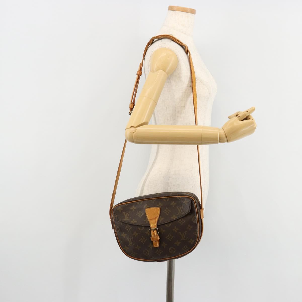 LOUIS VUITTON Monogram Jeune Fille MM Shoulder Bag M51226 LV Auth BA12835