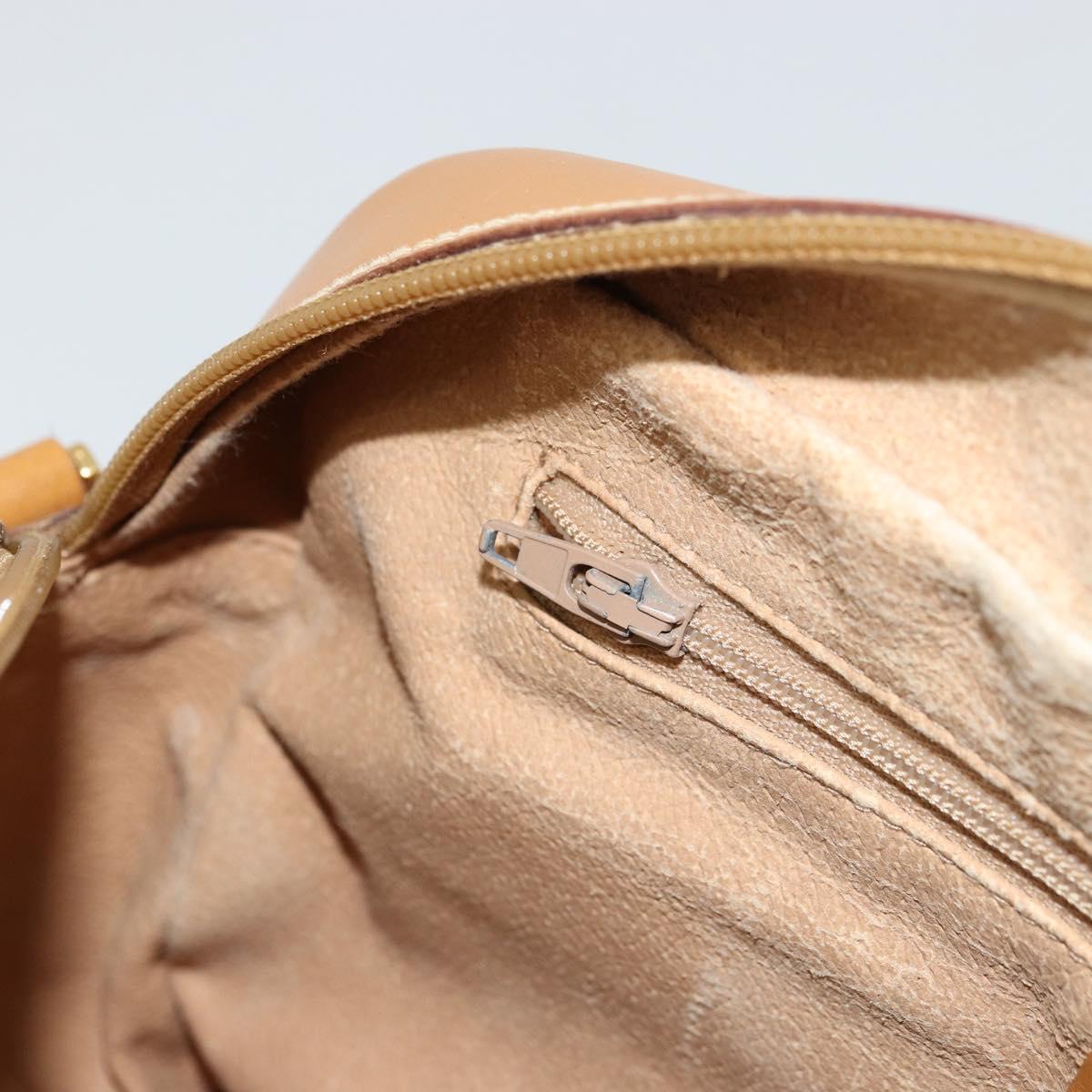 GUCCI Micro GG Supreme Shoulder Bag PVC Beige Gold 001 56 0942 Auth BA12842