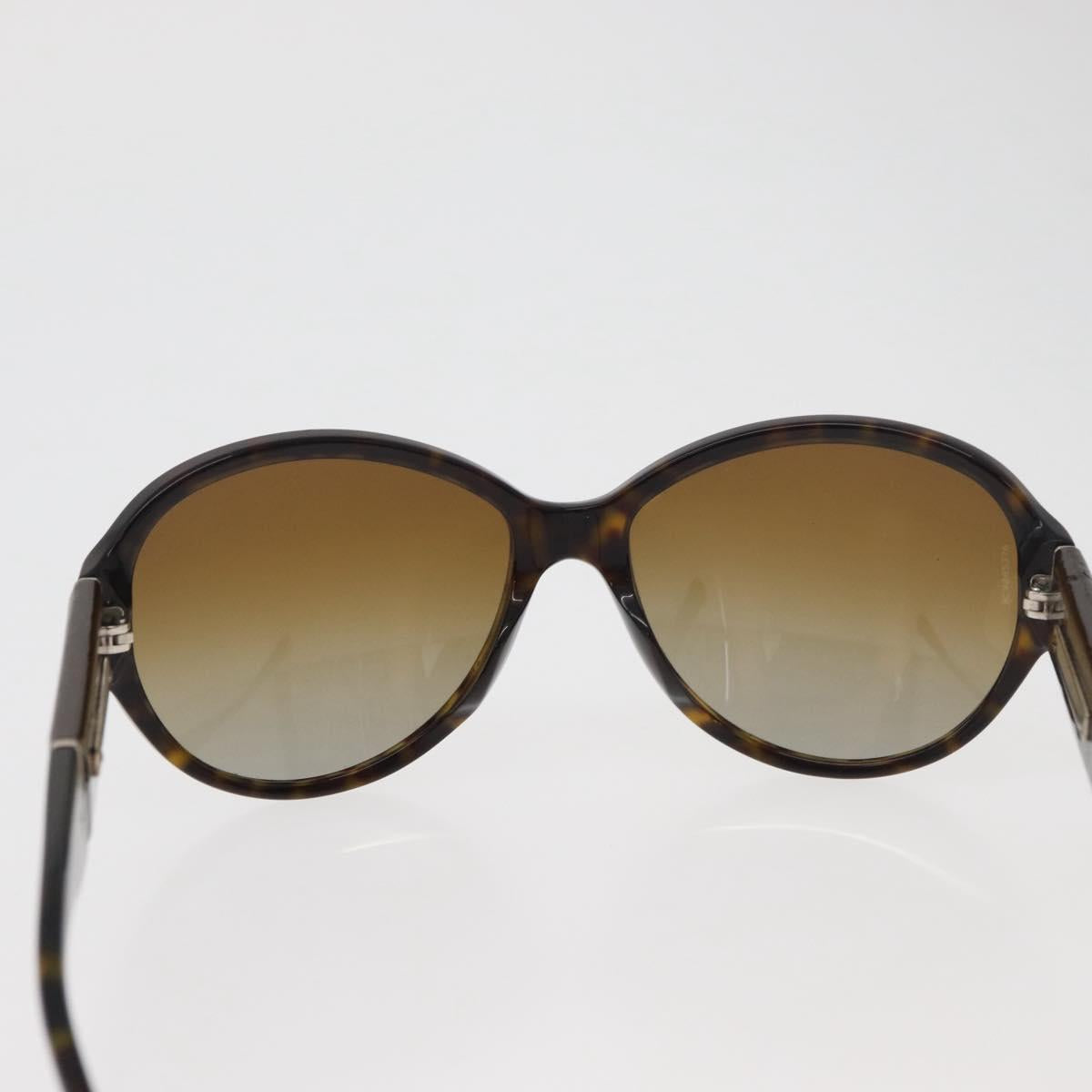 CHANEL Sunglasses plastic Brown CC Auth BA12849