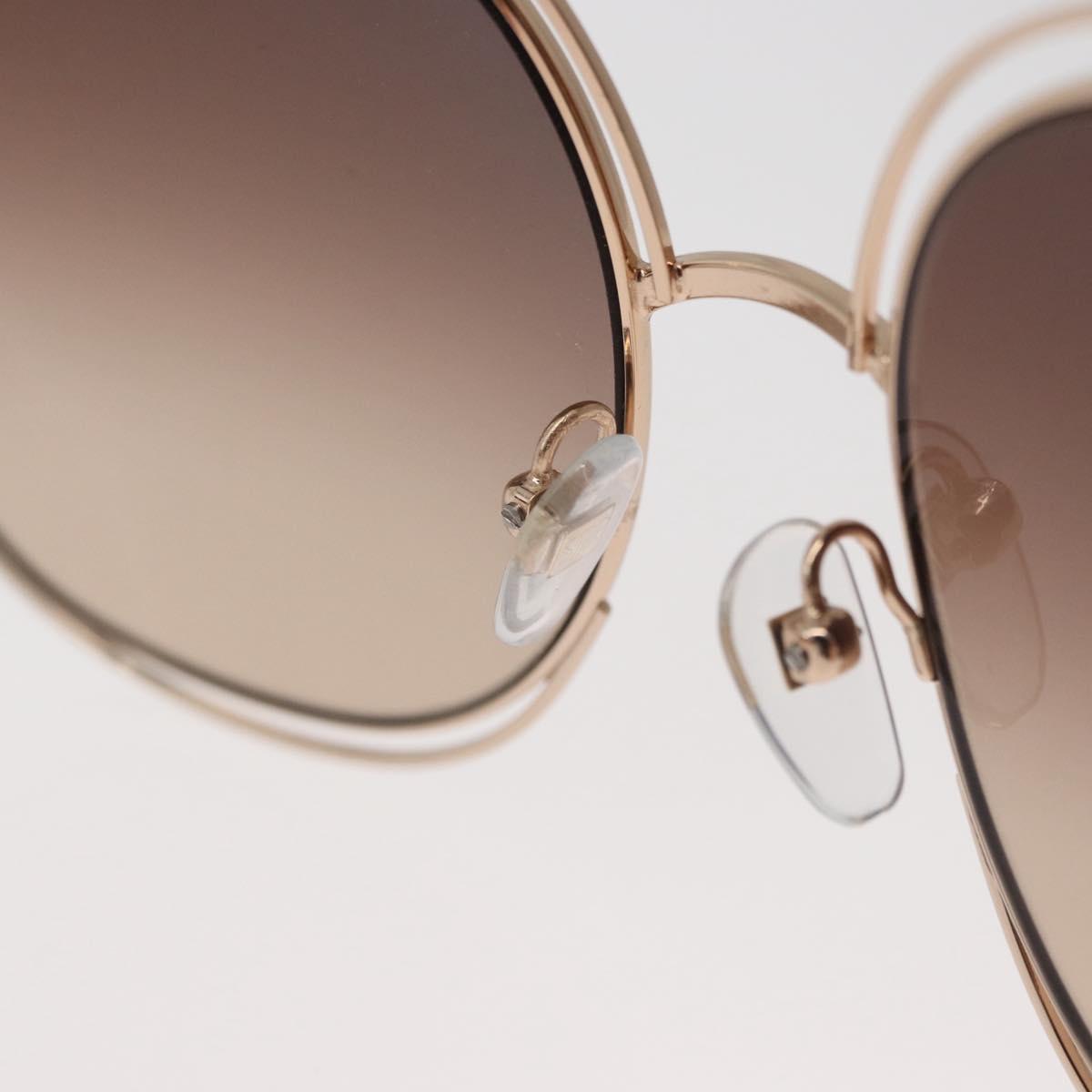 Chloe Sunglasses metal Gold Tone Auth BA12851A