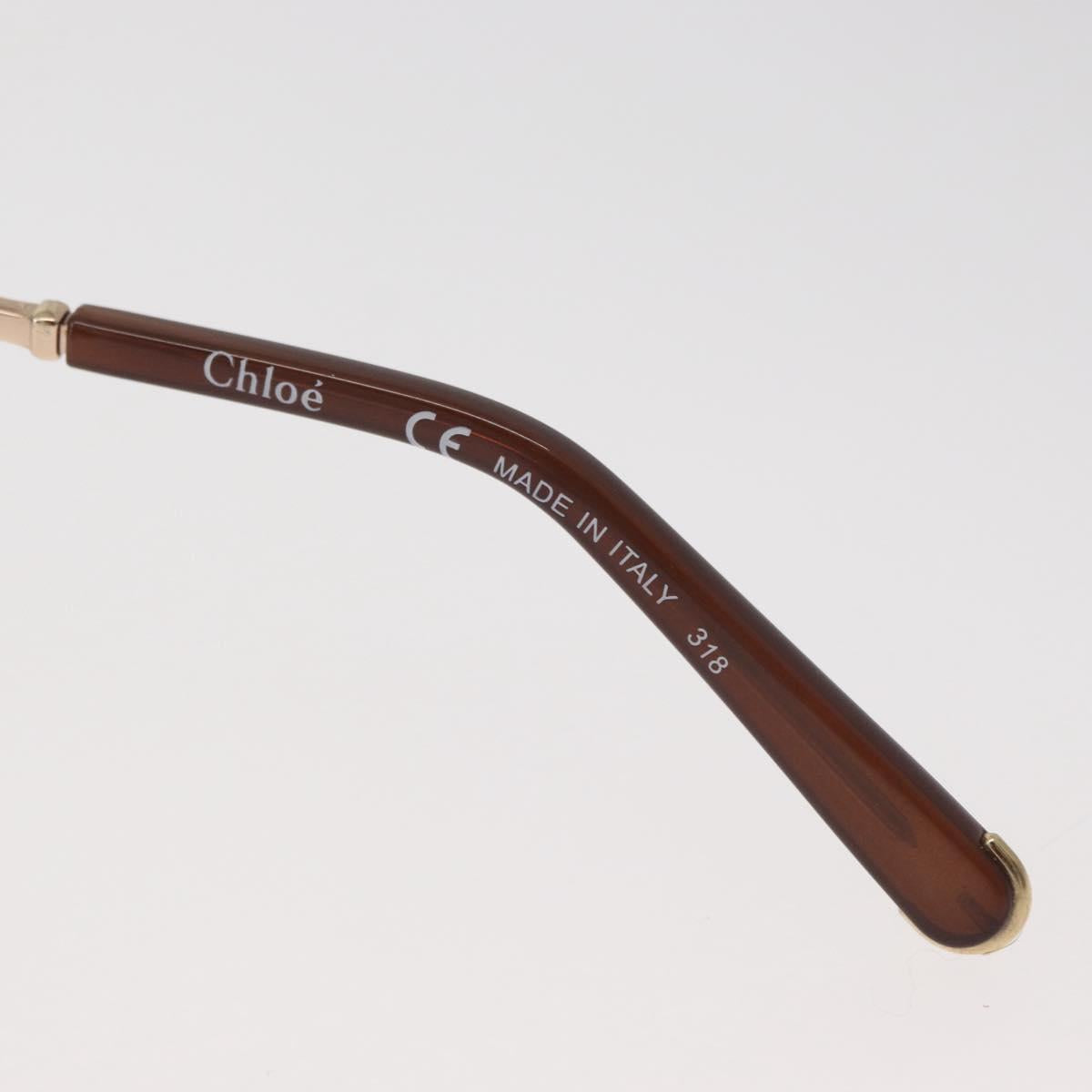 Chloe Sunglasses metal Gold Tone Auth BA12851A