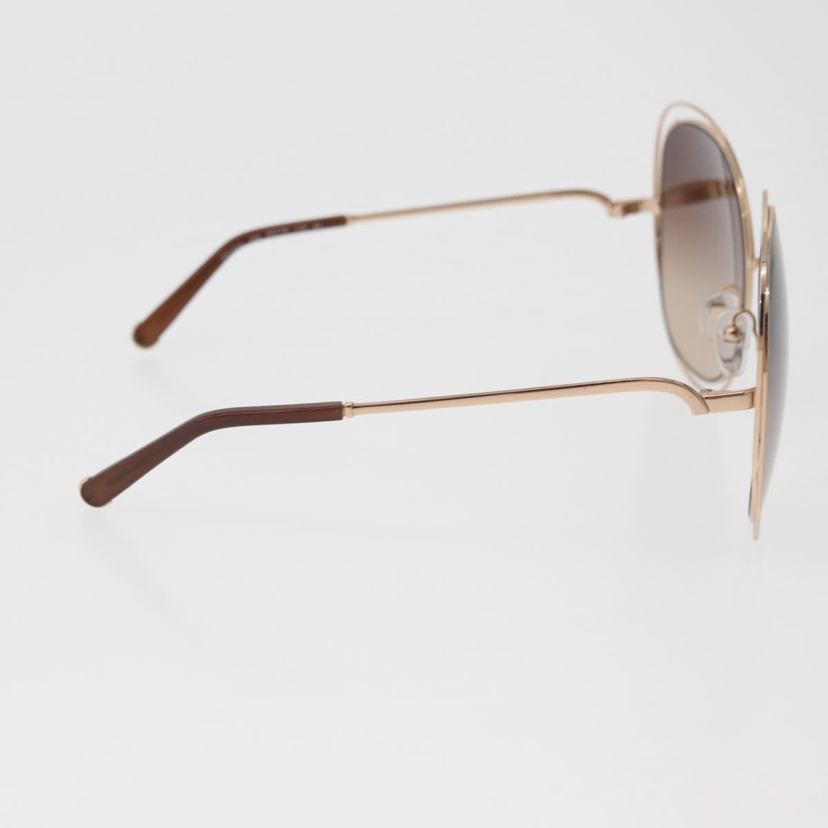 Chloe Sunglasses metal Gold Tone Auth BA12851A