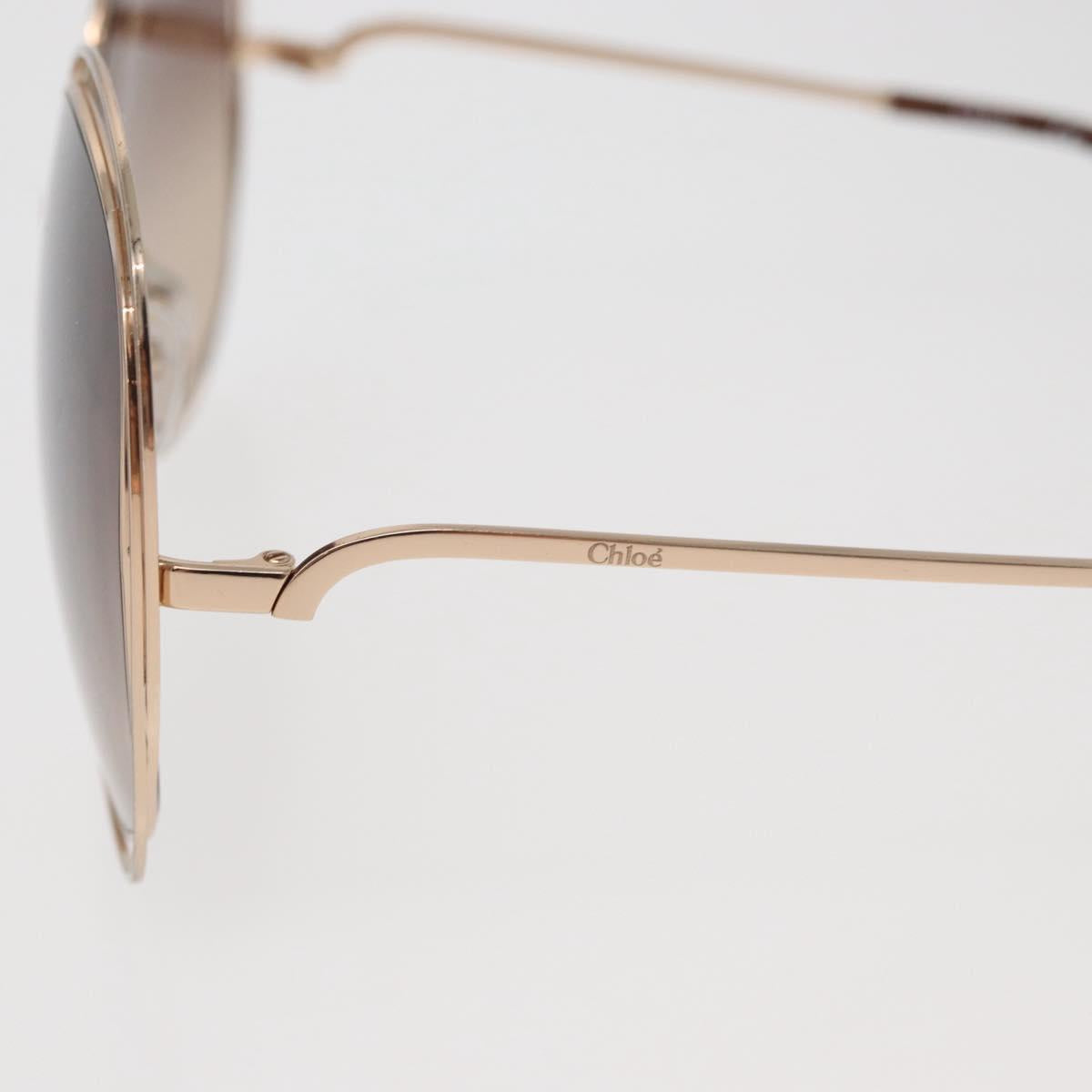 Chloe Sunglasses metal Gold Tone Auth BA12851A