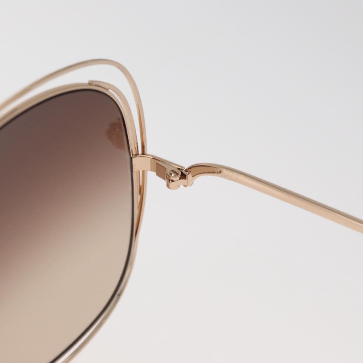 Chloe Sunglasses metal Gold Tone Auth BA12851A