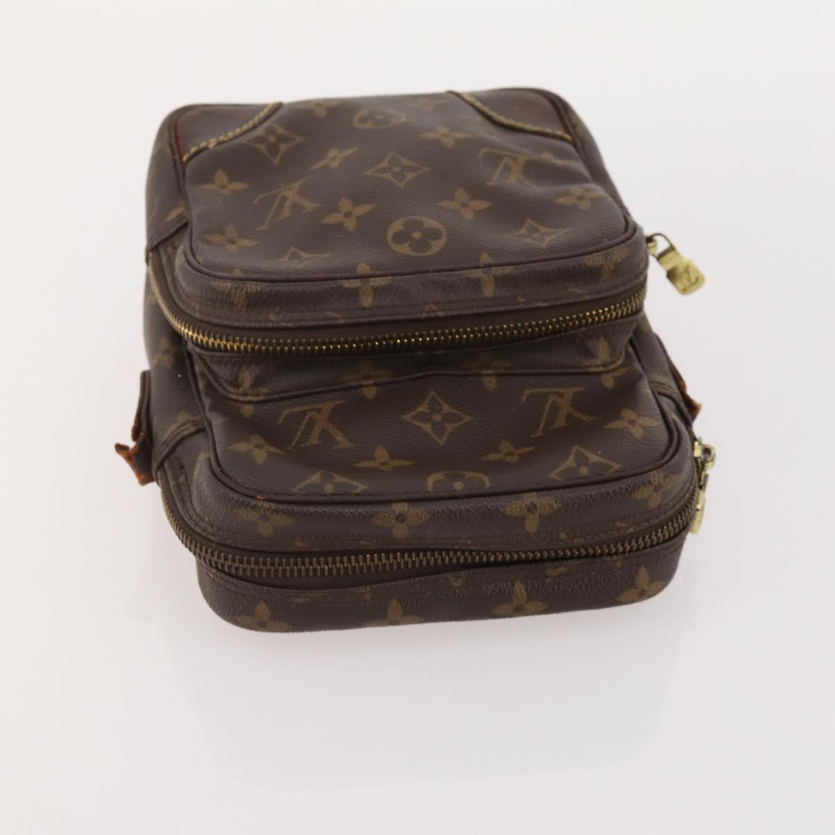 LOUIS VUITTON Monogram Taiga Clutch Bag 2 Set Ardoise LV Auth BA12855