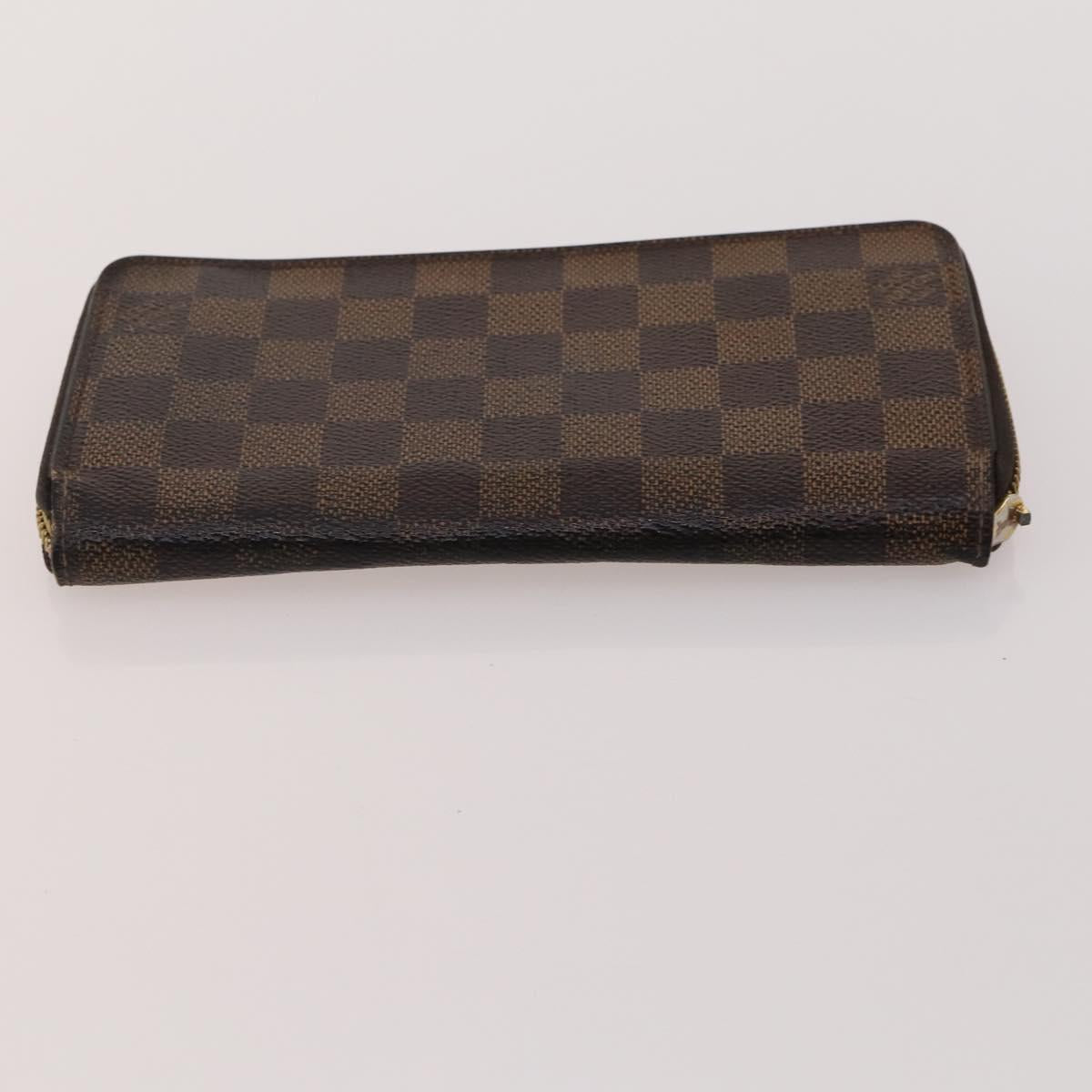 LOUIS VUITTON Damier Ebene Wallet 5 Set LV Auth BA12862