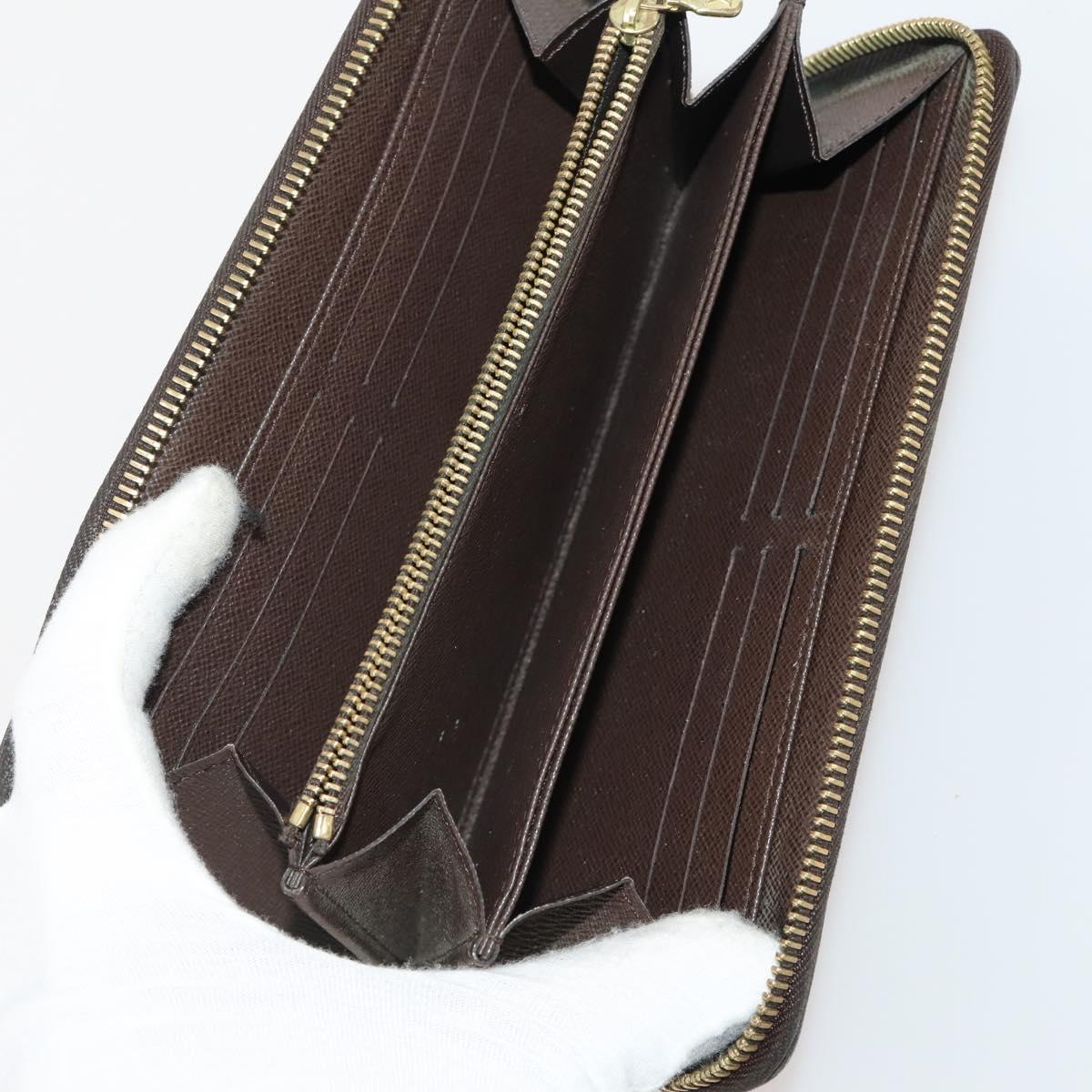 LOUIS VUITTON Damier Ebene Wallet 5 Set LV Auth BA12862