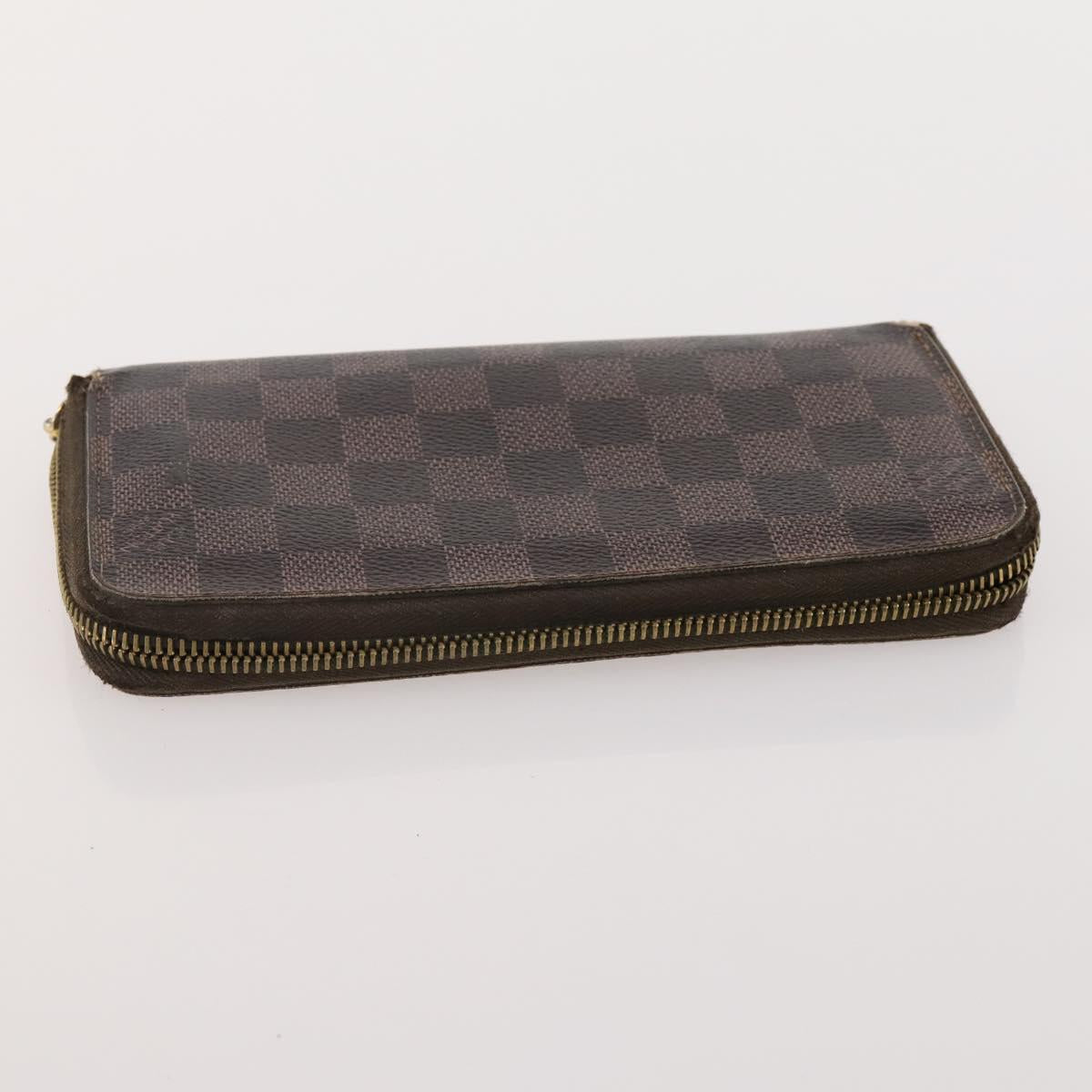 LOUIS VUITTON Damier Ebene Wallet 5 Set LV Auth BA12862