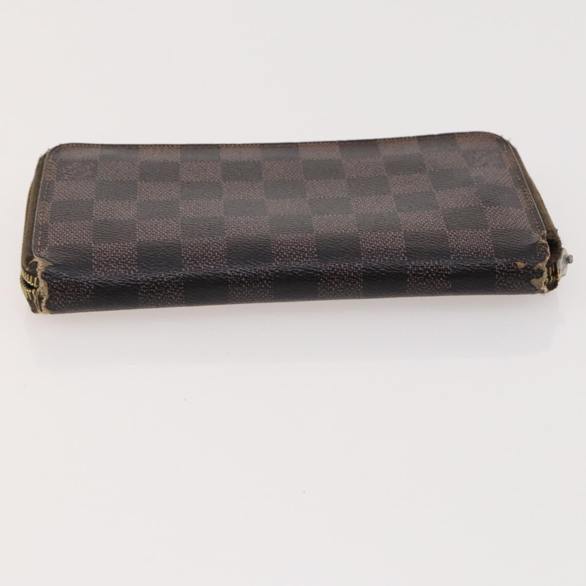 LOUIS VUITTON Damier Ebene Wallet 5 Set LV Auth BA12862