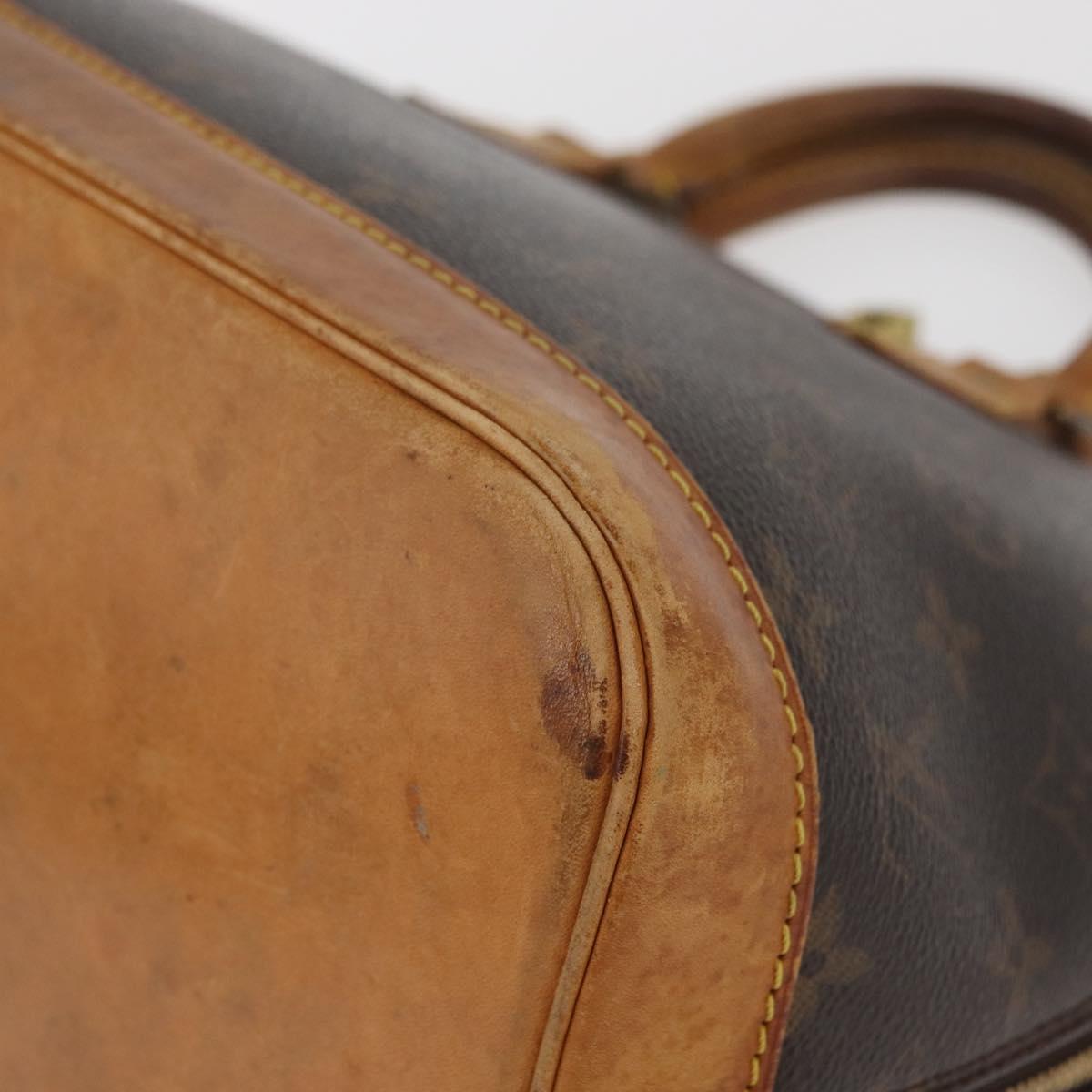 LOUIS VUITTON Monogram Alma Hand Bag M51130 LV Auth BA12865