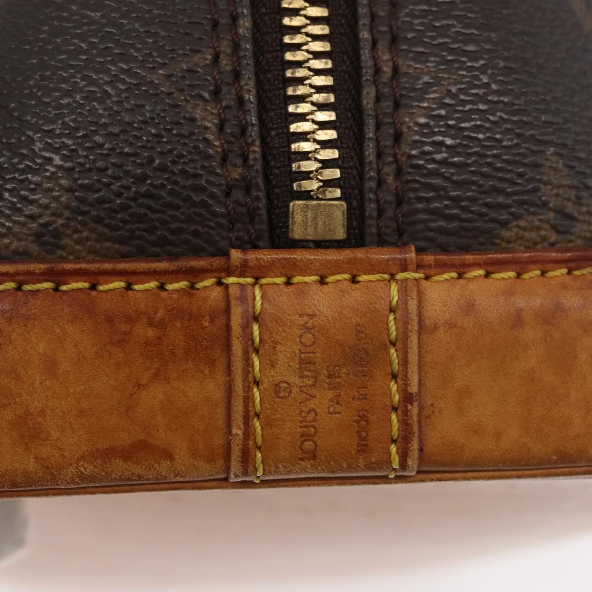 LOUIS VUITTON Monogram Alma Hand Bag M51130 LV Auth BA12865