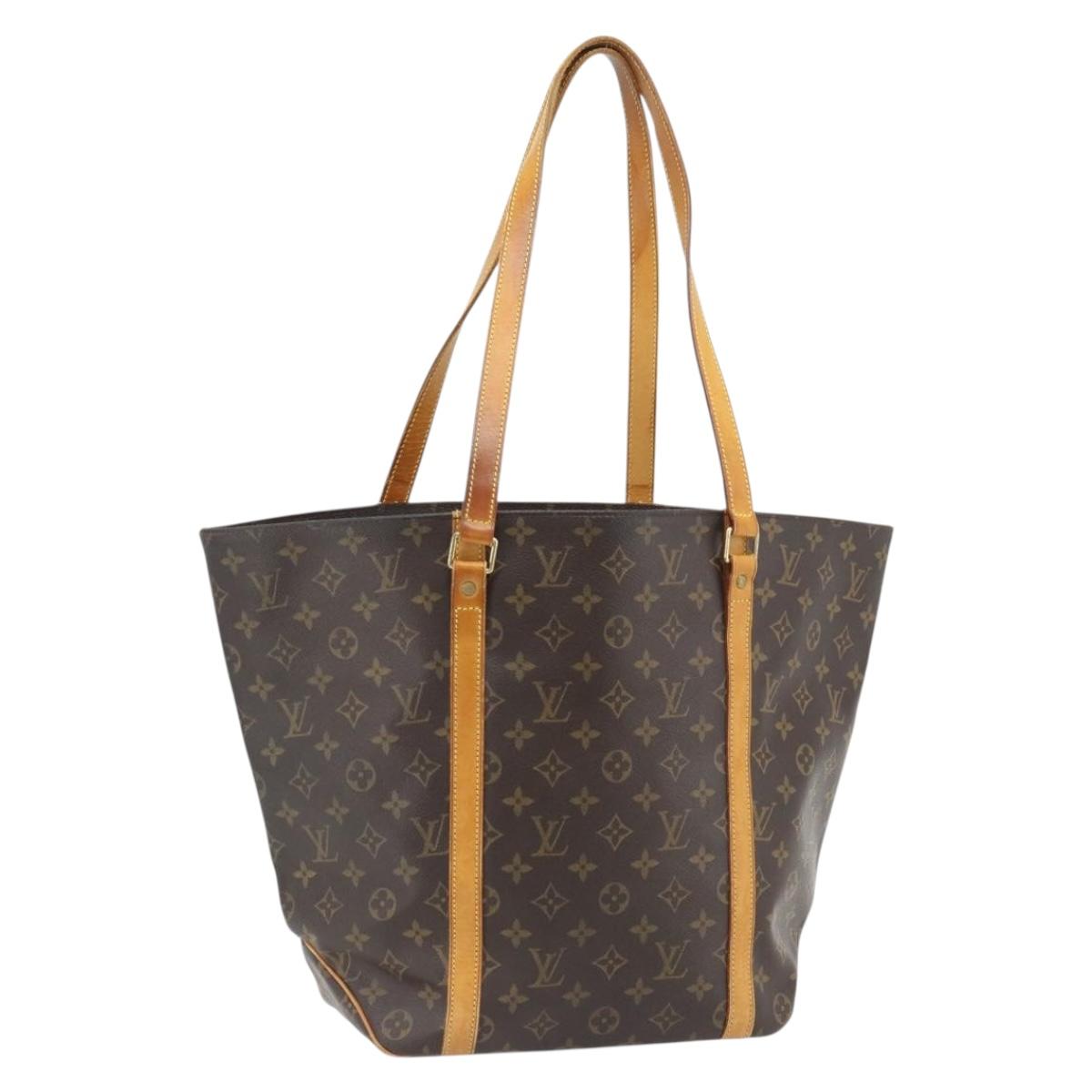 LOUIS VUITTON Monogram Sac Shopping Tote Bag M51108 LV Auth BA12871