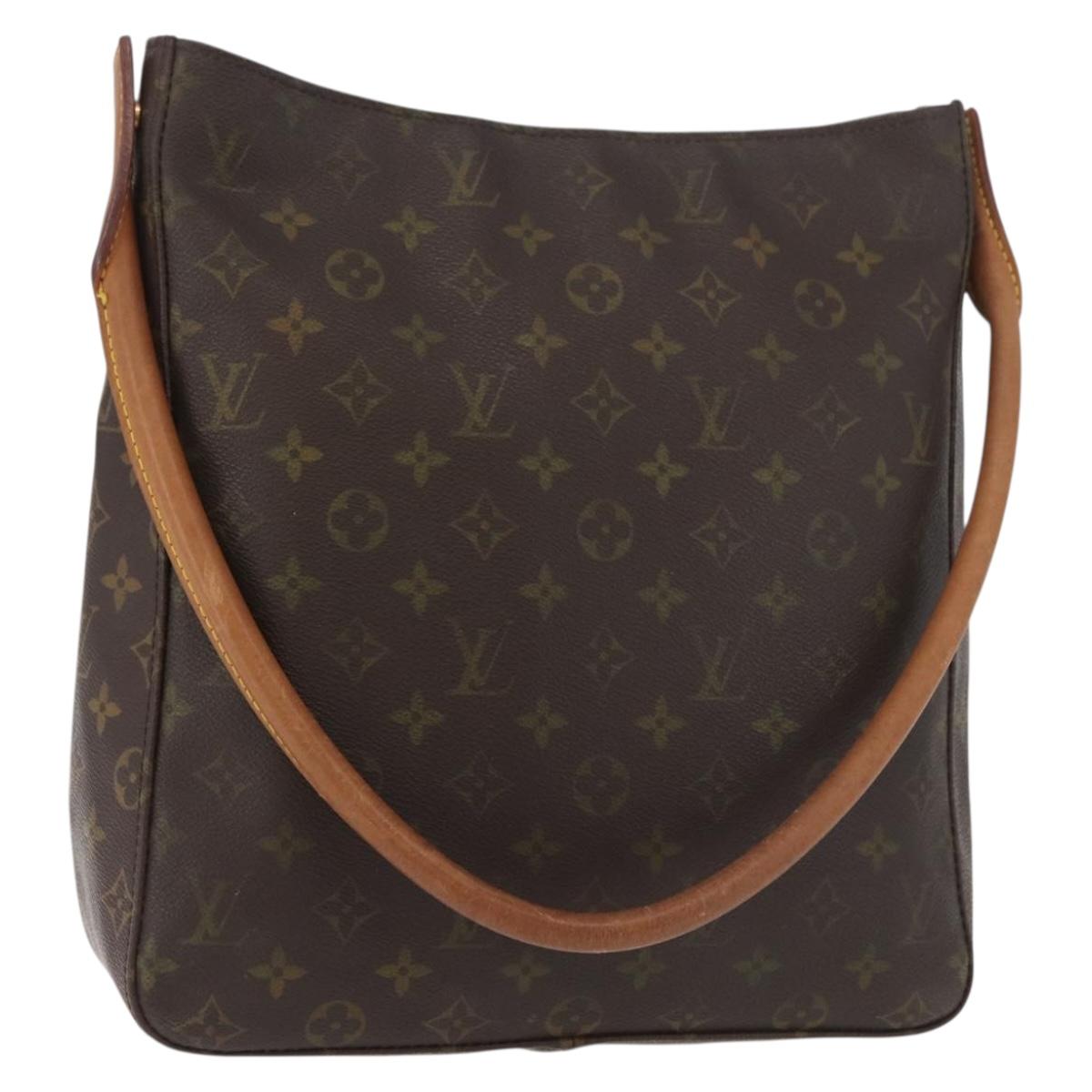 LOUIS VUITTON Monogram Looping GM Shoulder Bag M51145 LV Auth BA12873