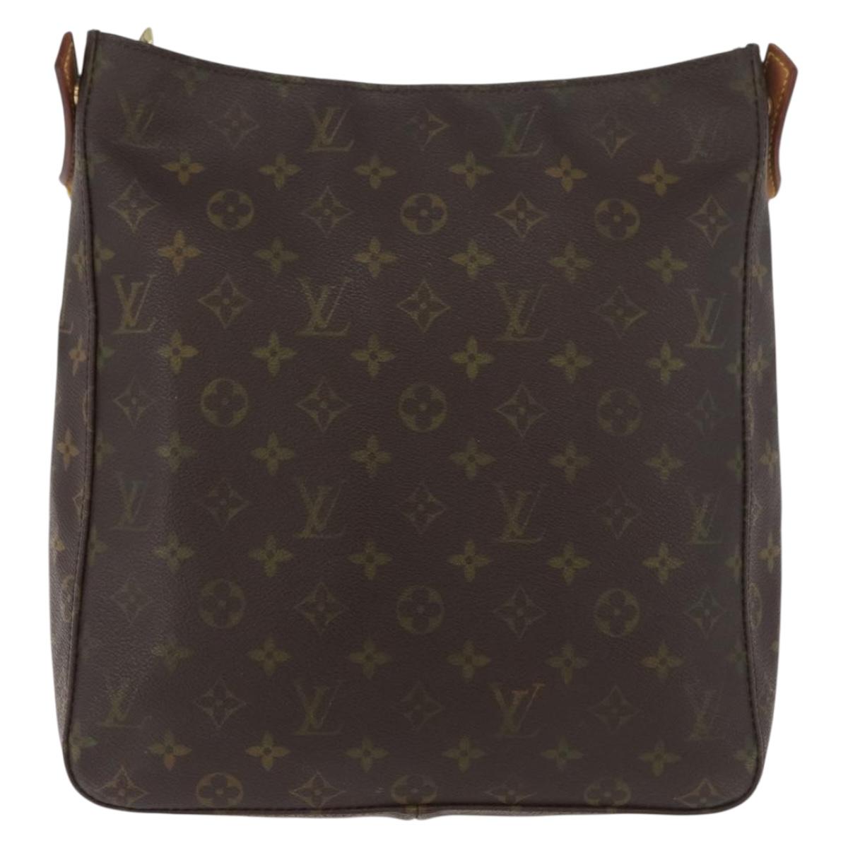 LOUIS VUITTON Monogram Looping GM Shoulder Bag M51145 LV Auth BA12873
