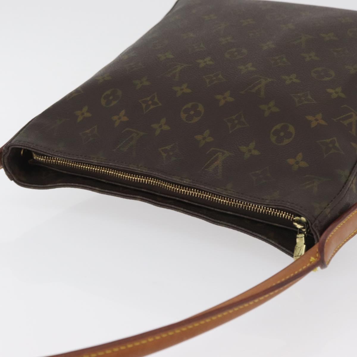 LOUIS VUITTON Monogram Looping GM Shoulder Bag M51145 LV Auth BA12873