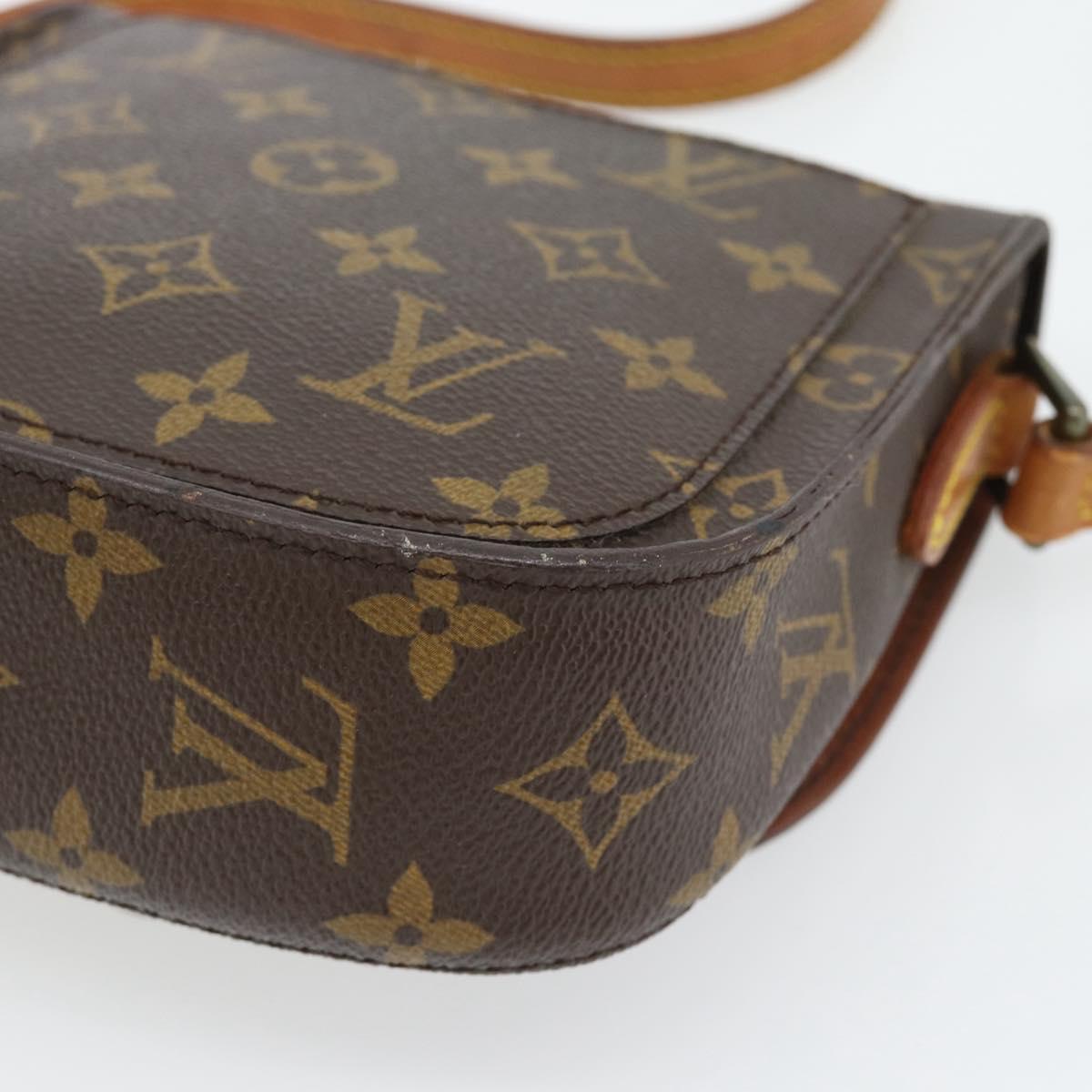 LOUIS VUITTON Monogram Saint Cloud PM Shoulder Bag M51244 LV Auth BA12882