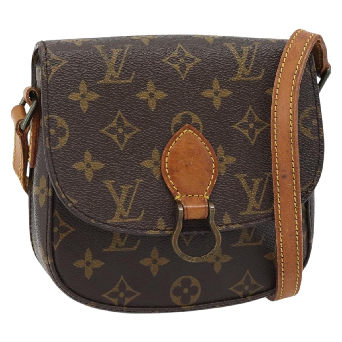 LOUIS VUITTON Monogram Saint Cloud PM Shoulder Bag M51244 LV Auth BA12882