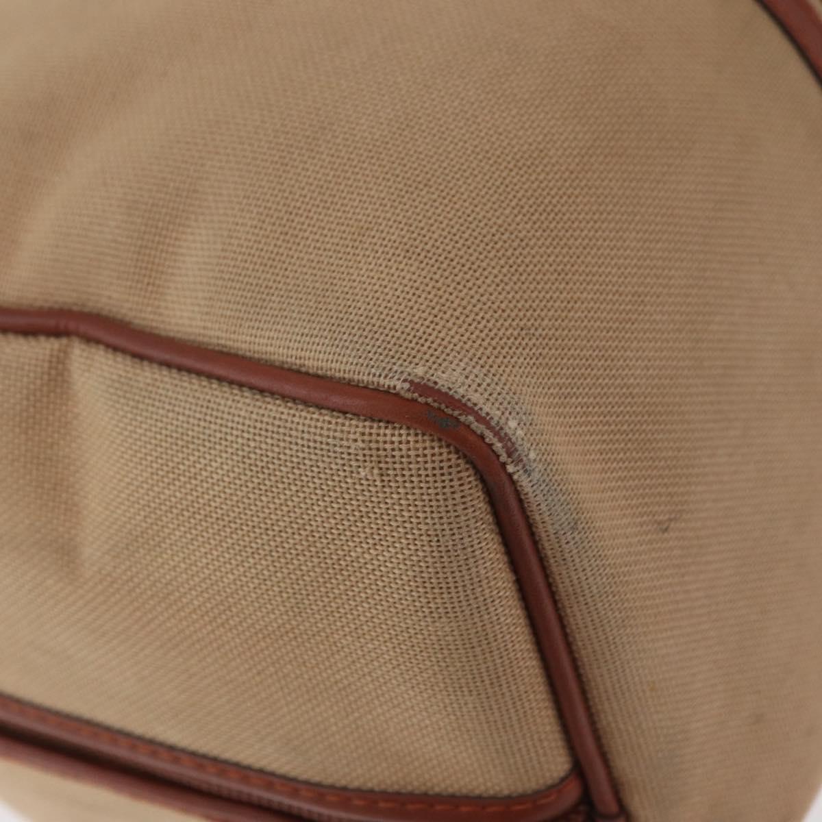 SAINT LAURENT Boston Bag Canvas Brown Auth BA12896