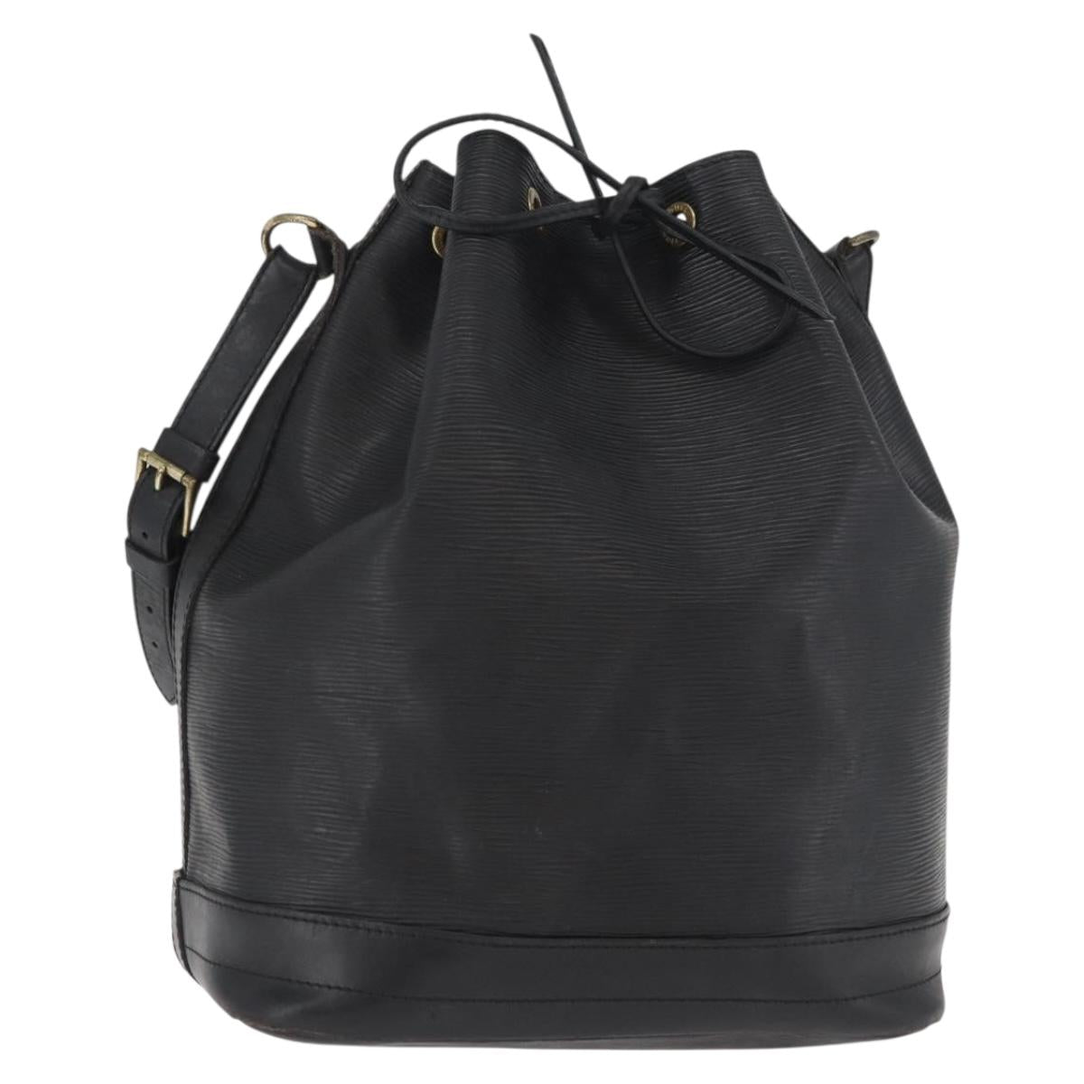 LOUIS VUITTON Epi Noe Shoulder Bag Black M44002 LV Auth BA12901