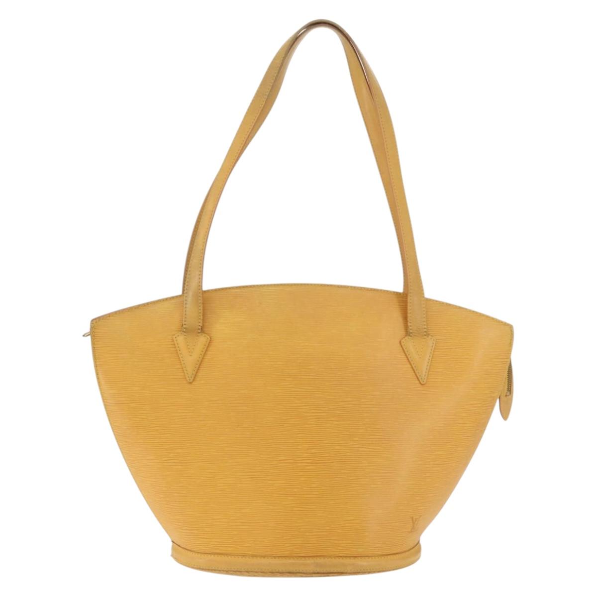 LOUIS VUITTON Epi Saint Jacques Shopping Bag Yellow M52269 LV Auth BA12906