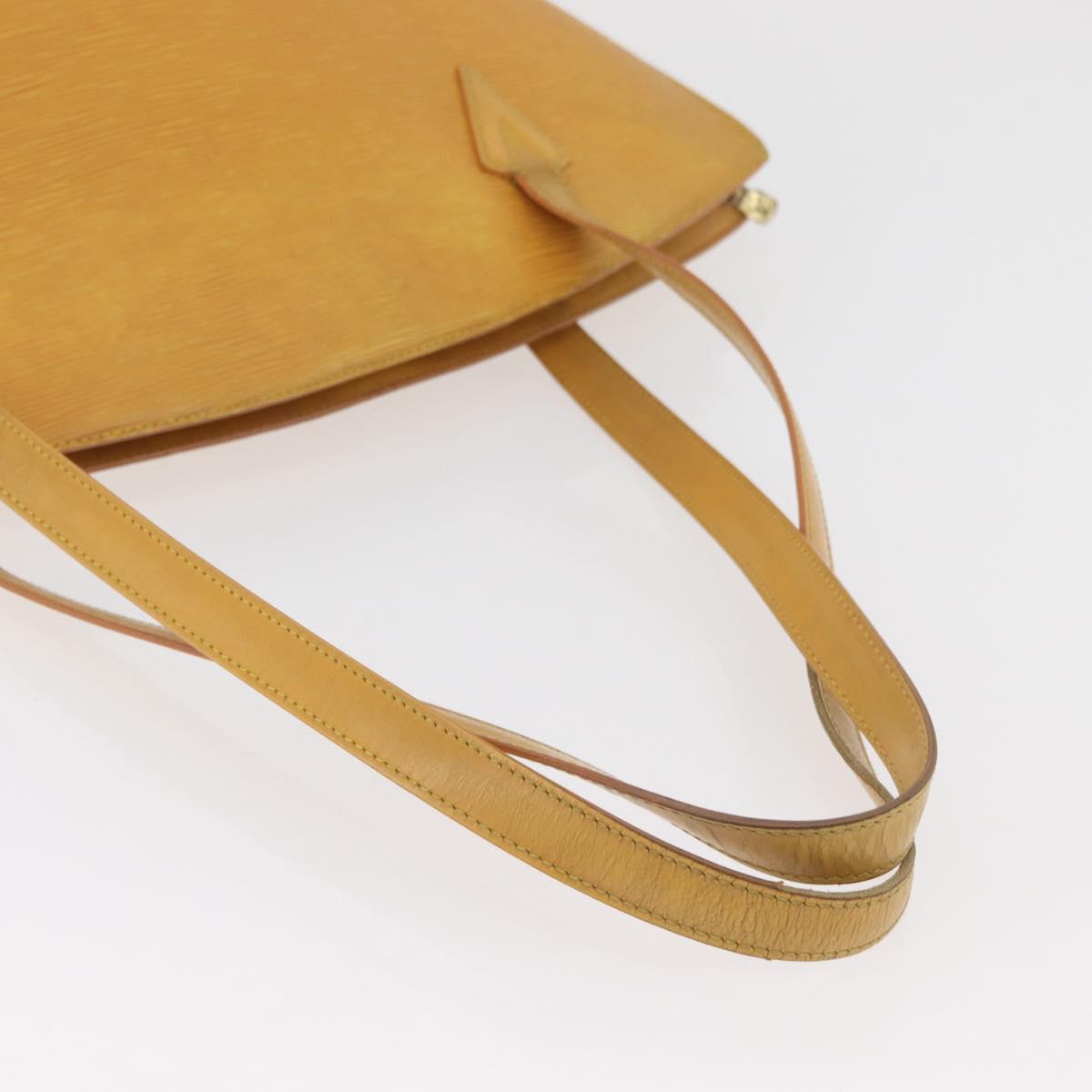 LOUIS VUITTON Epi Saint Jacques Shopping Bag Yellow M52269 LV Auth BA12906