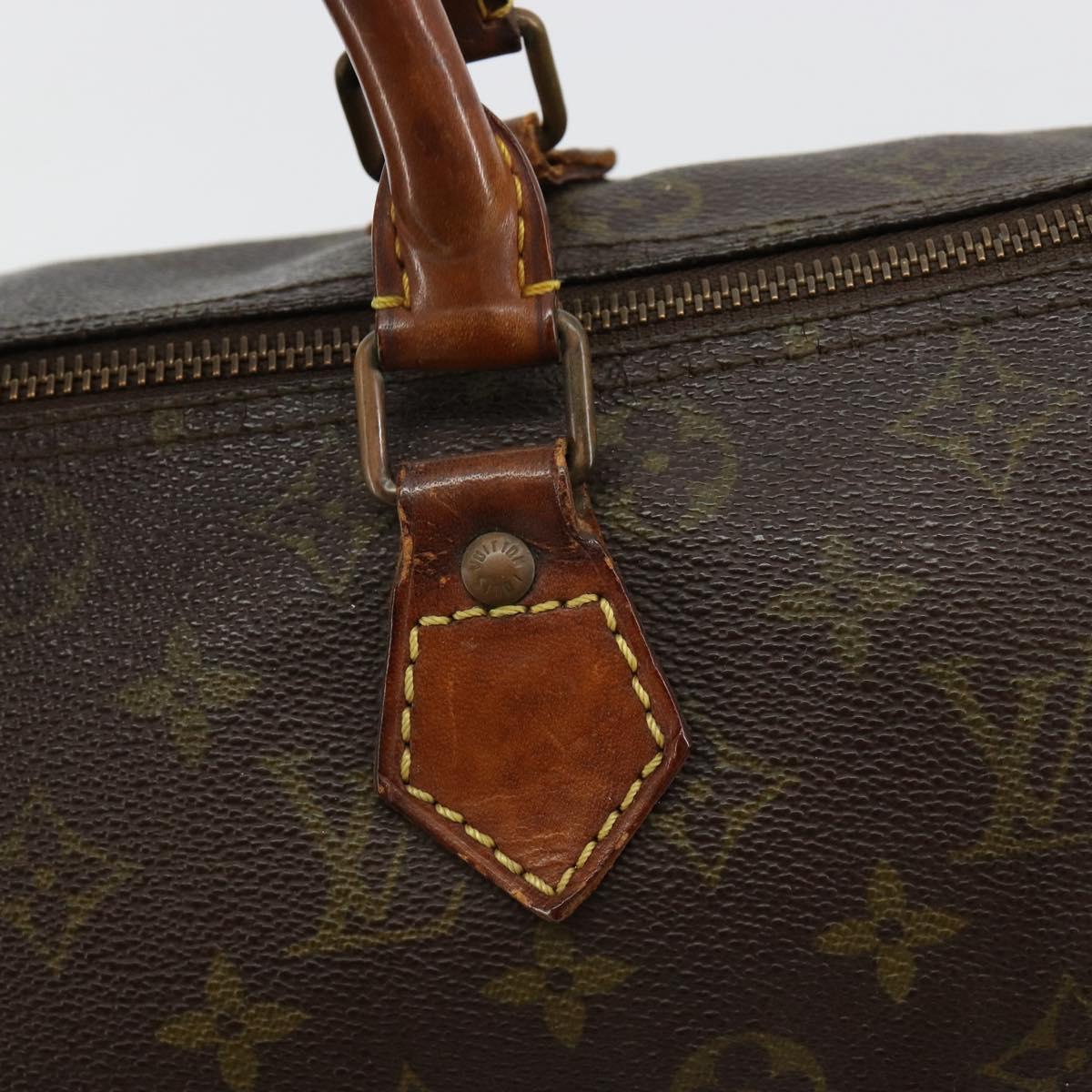 LOUIS VUITTON Monogram Speedy 30 Hand Bag M41526 LV Auth BA12907