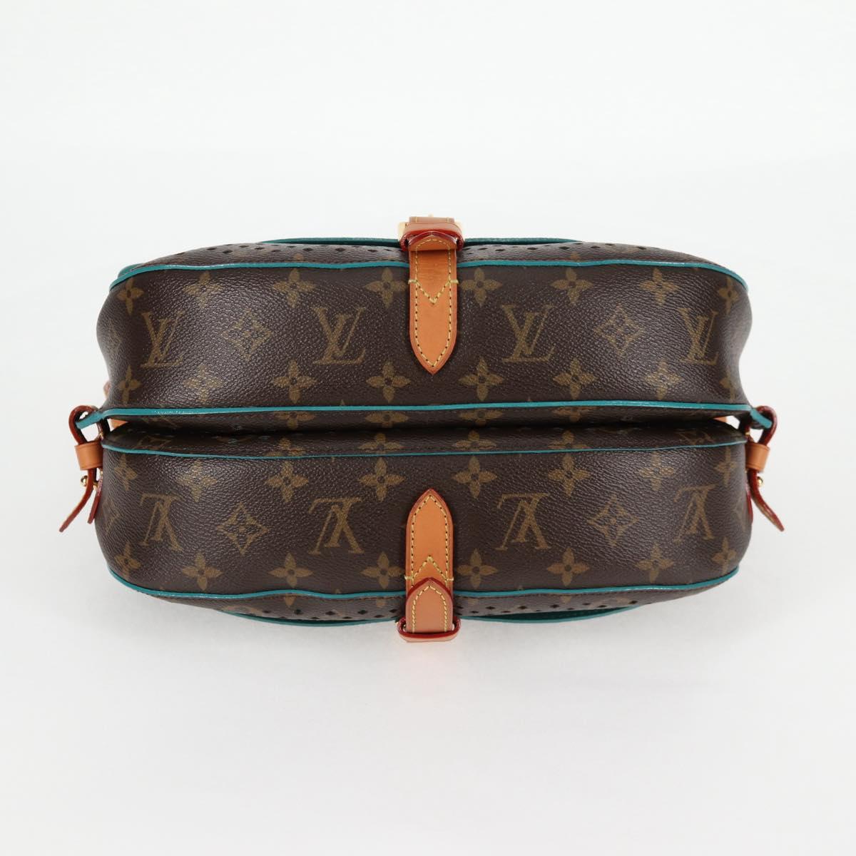 LOUIS VUITTON Monogram Perfo Saumur 30 Shoulder Bag M93998 LV Auth BA1291A