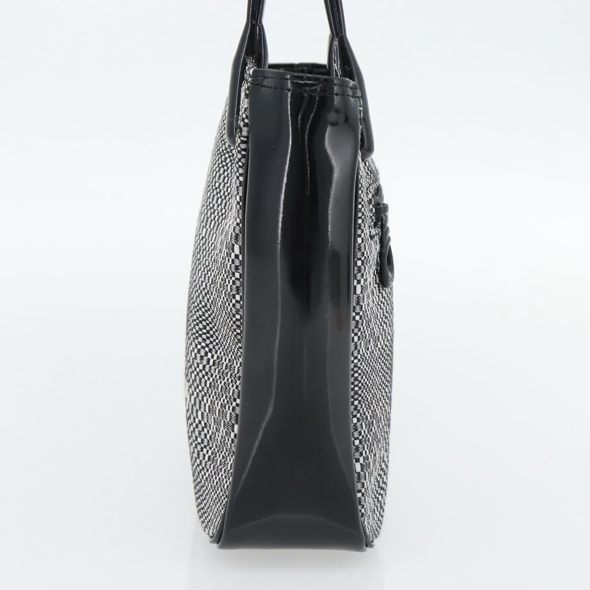 BALENCIAGA Hand Bag Canvas Gray Silver Auth BA12932