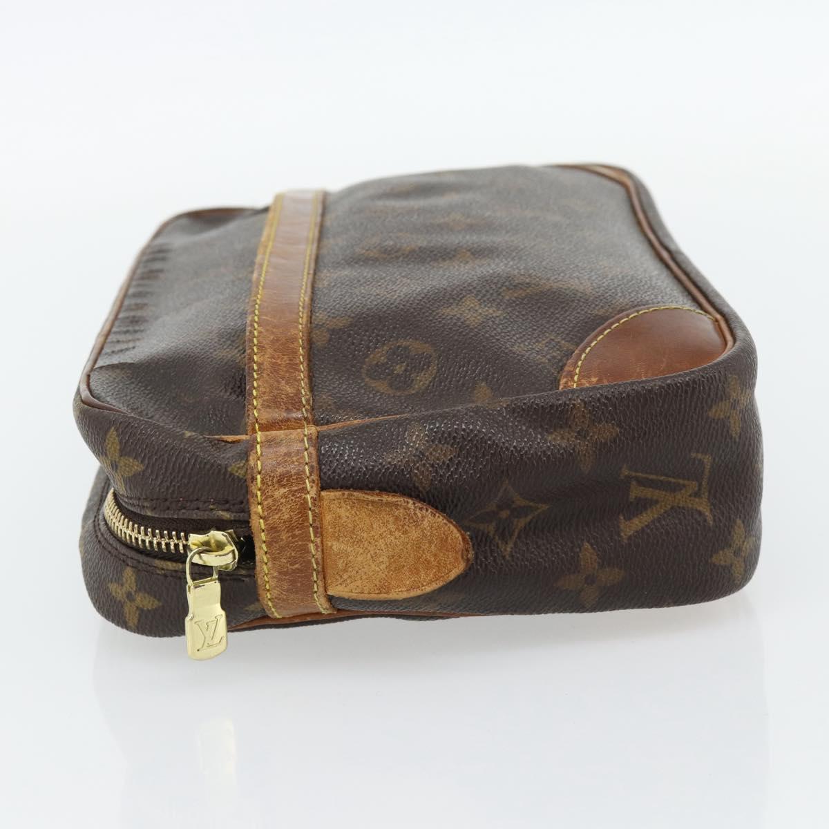 LOUIS VUITTON Monogram Compiegne 28 Clutch Bag M51845 LV Auth BA12944